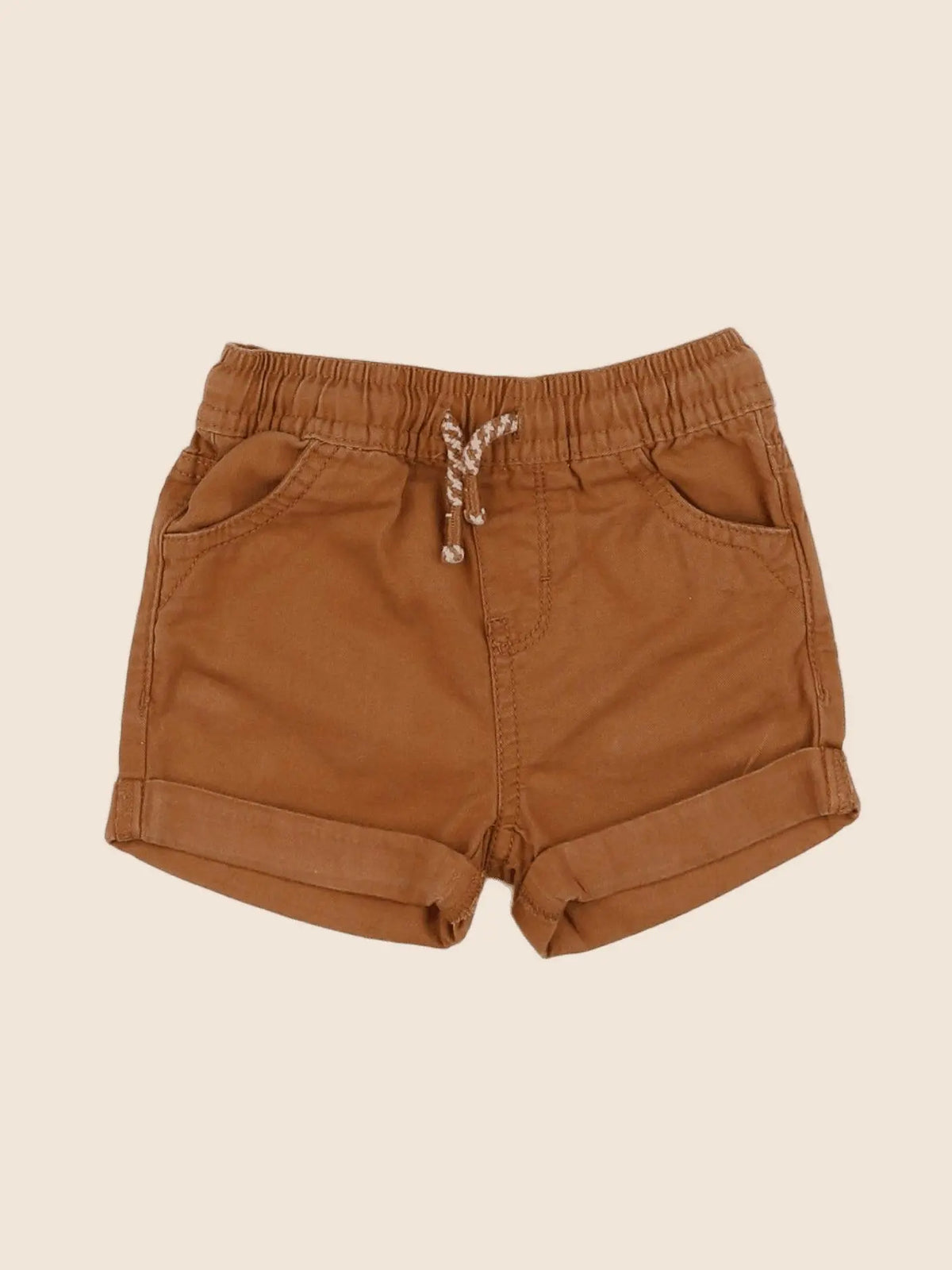 Vertbaudet - short marron - 12 mois