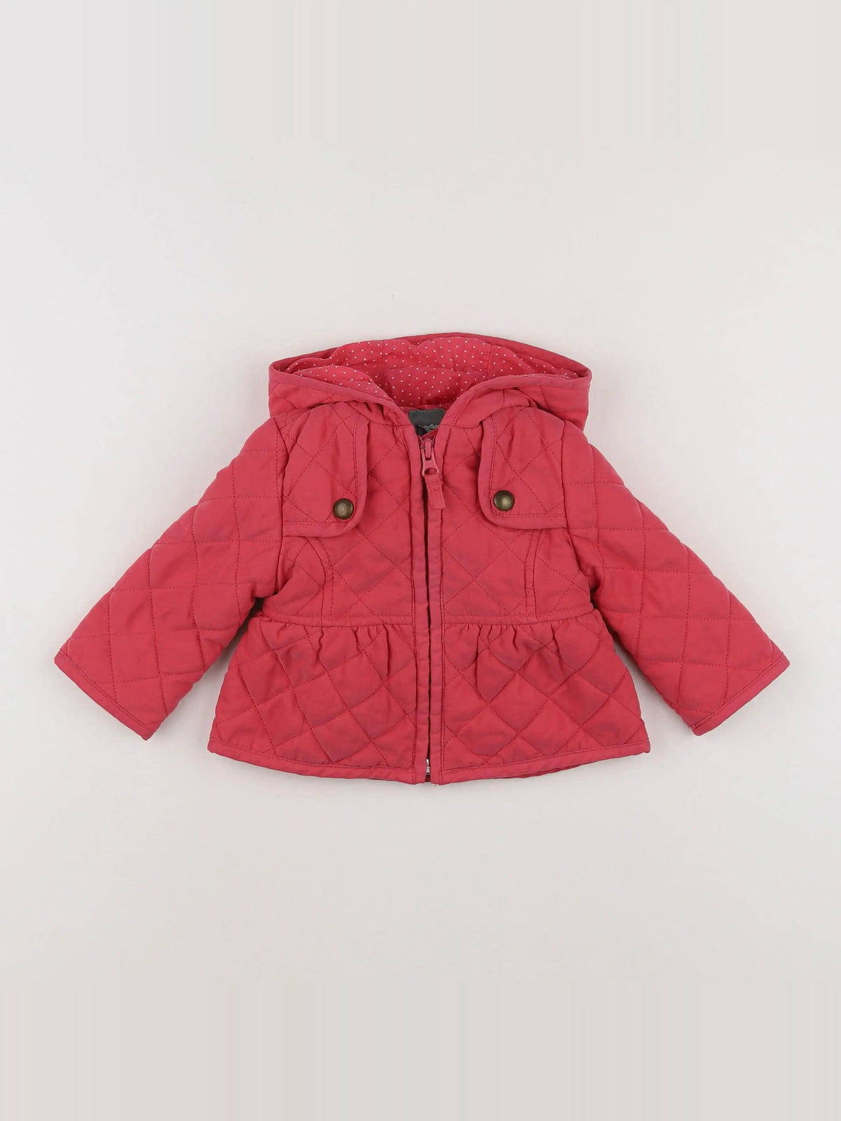 GAP - veste rose - 6/12 mois