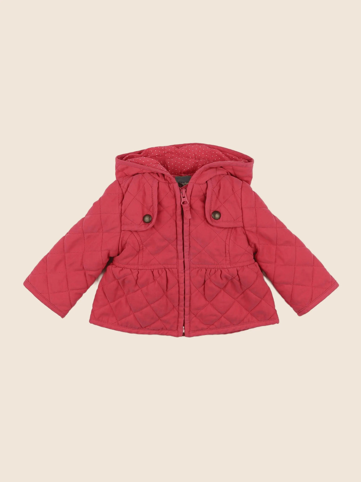 GAP - veste rose - 6/12 mois