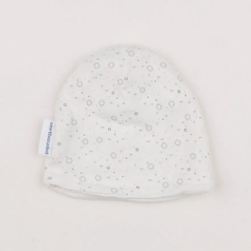 Vertbaudet - bonnet gris - 12 mois