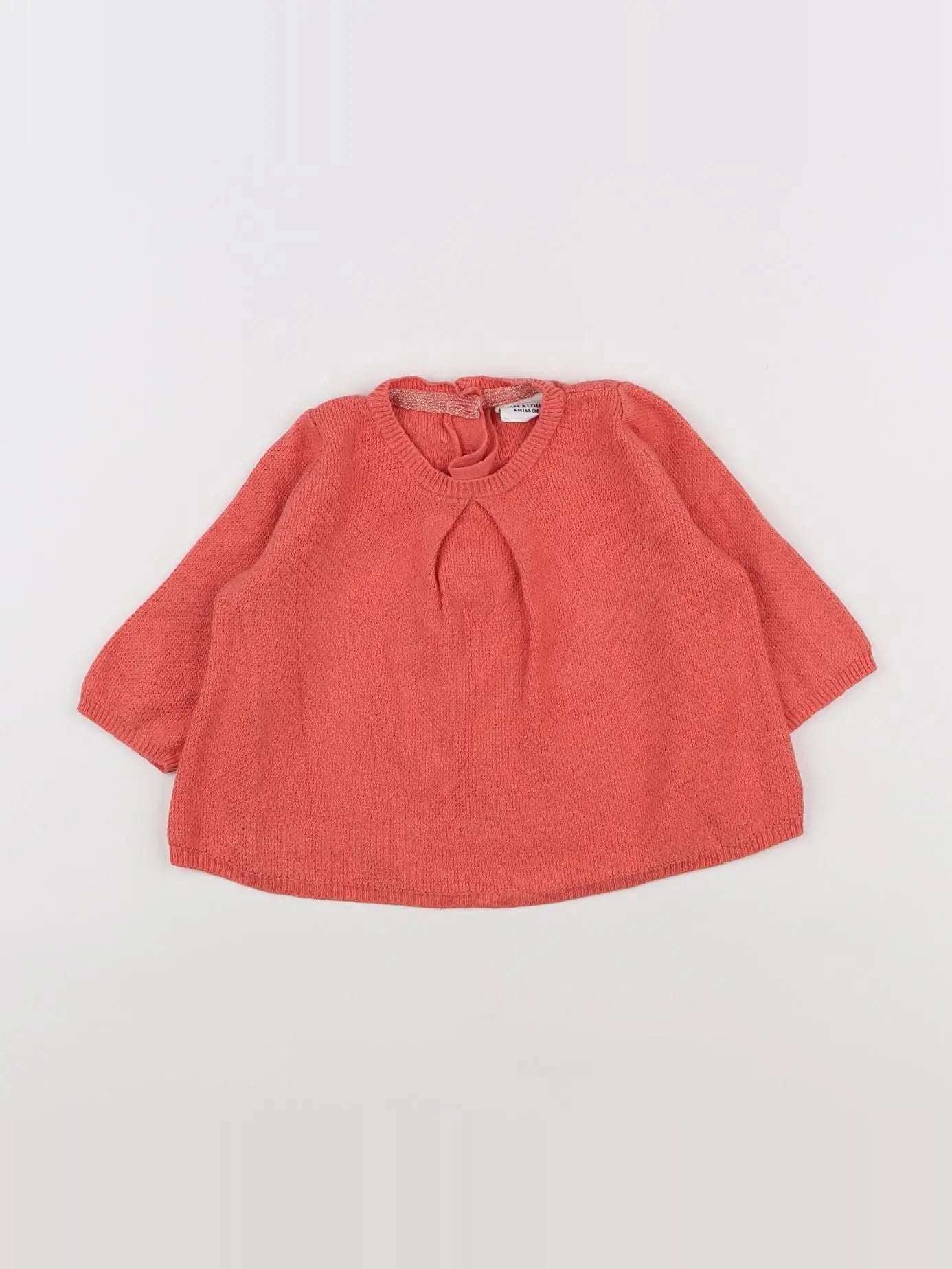 Tape à l'oeil - pull orange - 6 mois