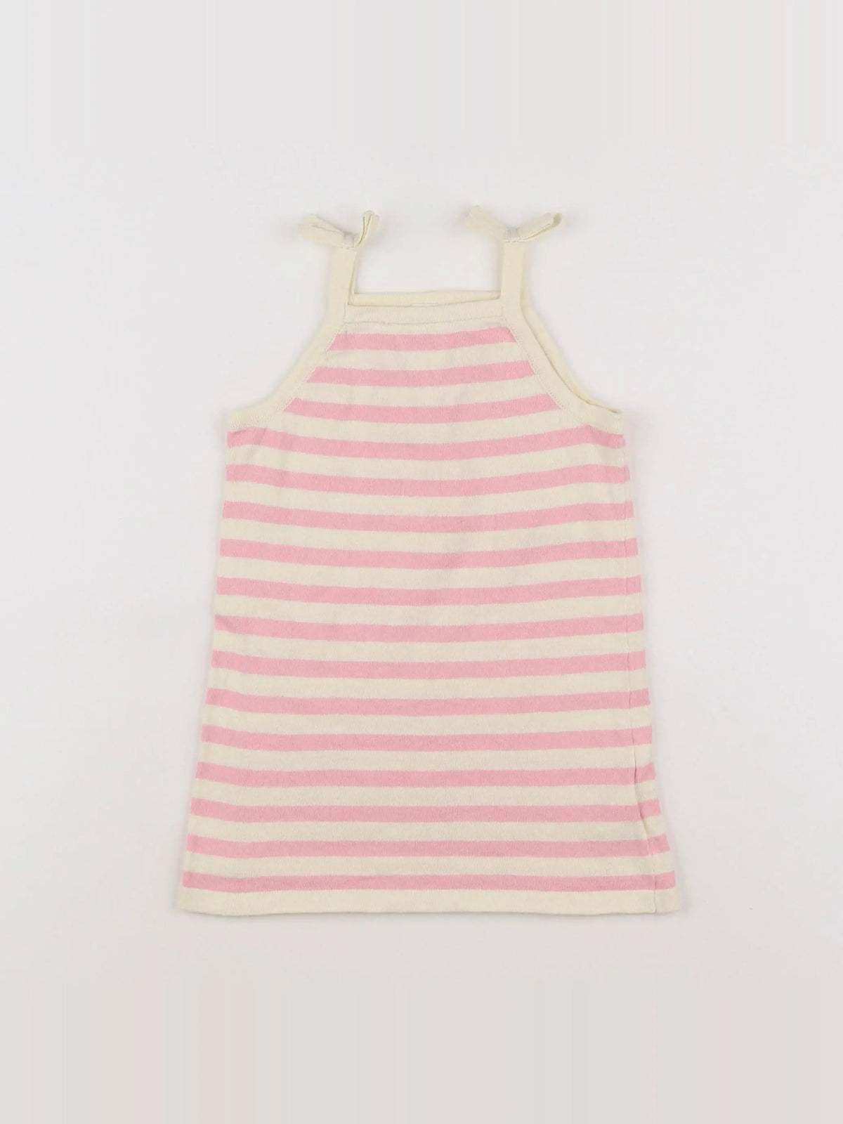 H&M - robe blanc, rose - 9/12 mois