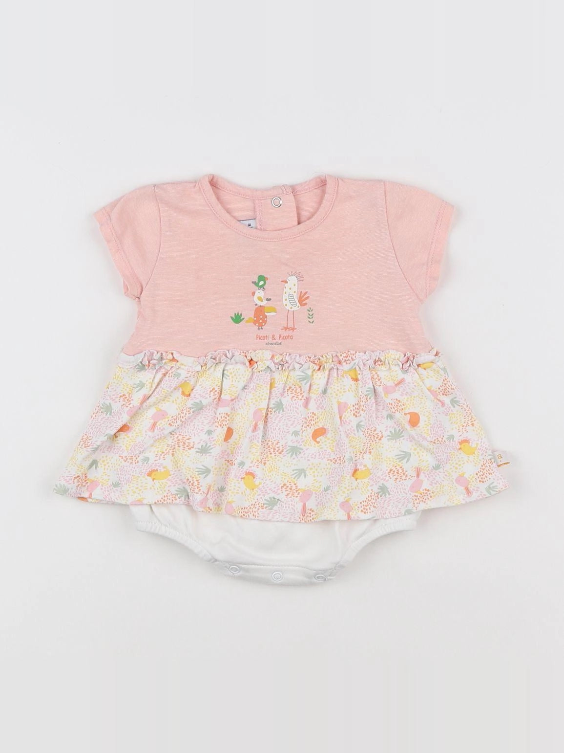 Absorba - body robe orange, multicolore - 3 mois