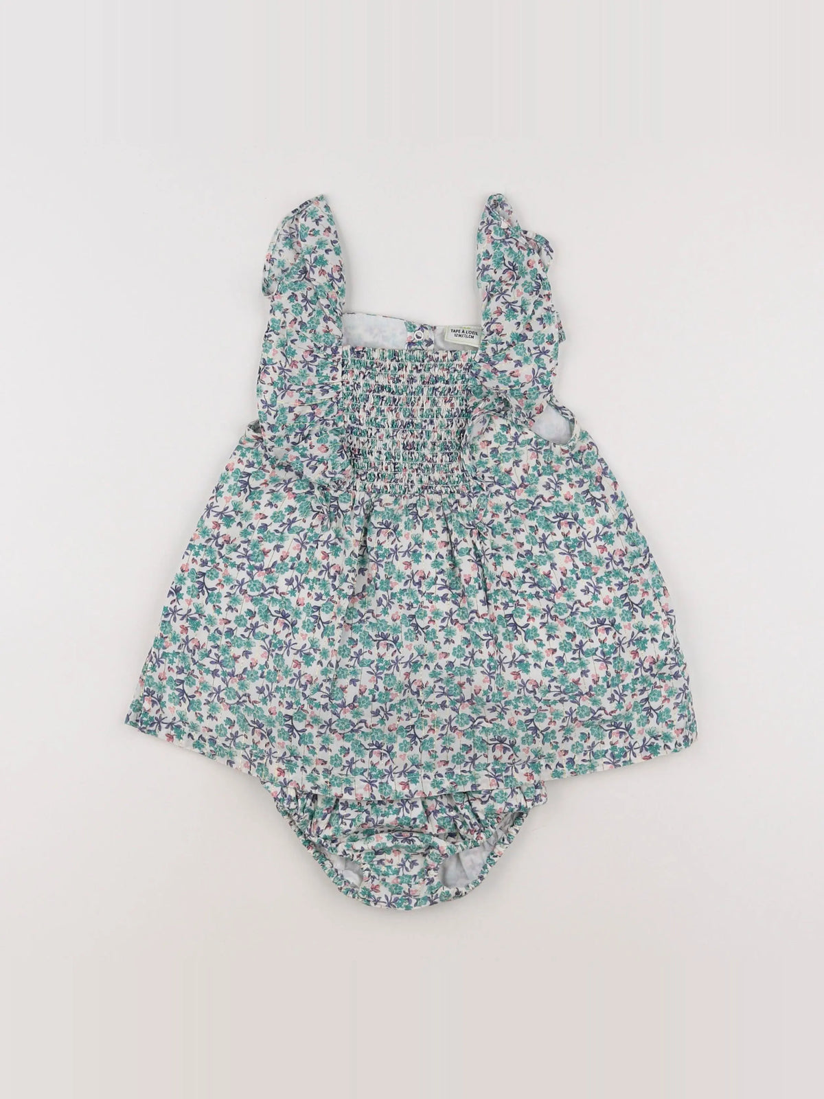 Tape à l'oeil - robe multicolore - 12 mois