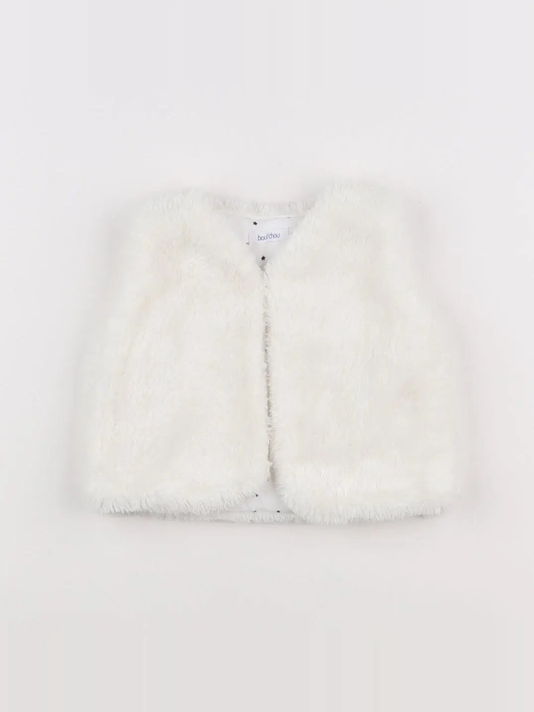 Boutchou - gilet blanc - 6 mois