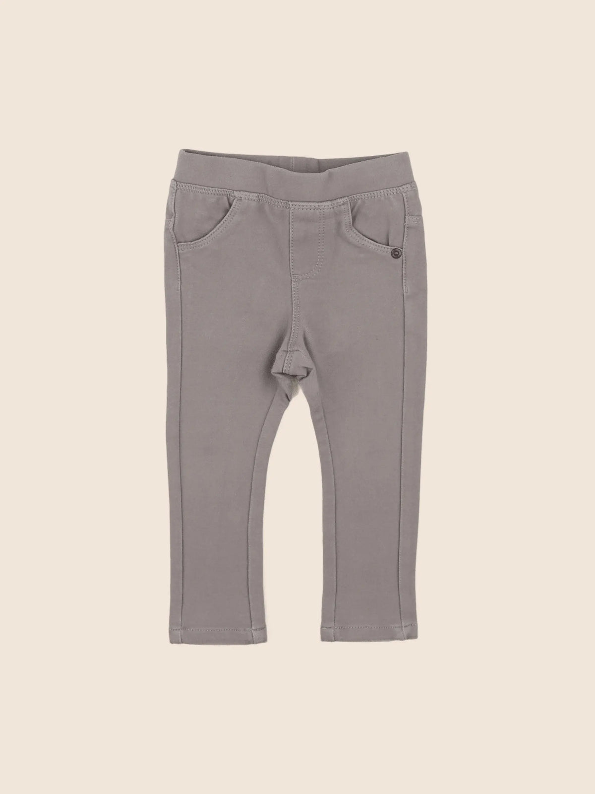 Vertbaudet - jegging gris - 9 mois