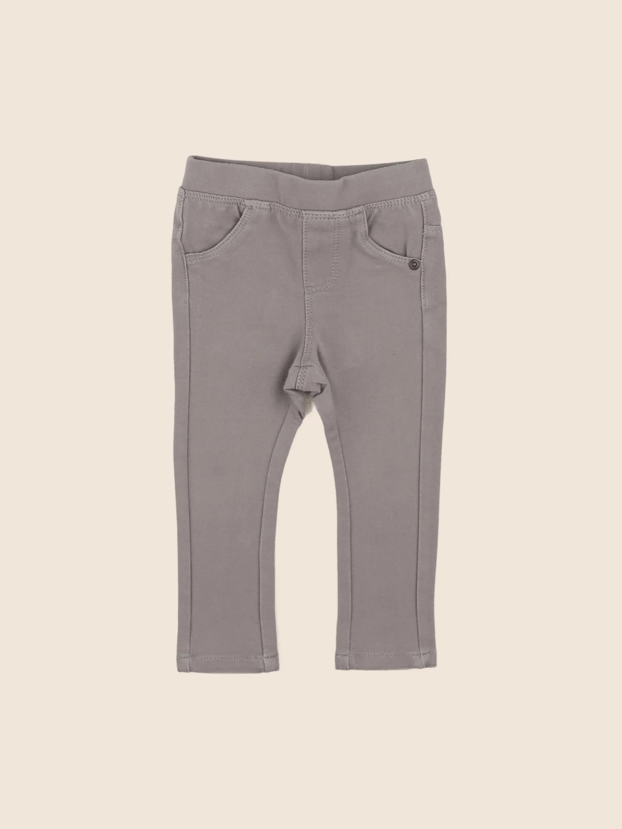 Vertbaudet - jegging gris - 9 mois