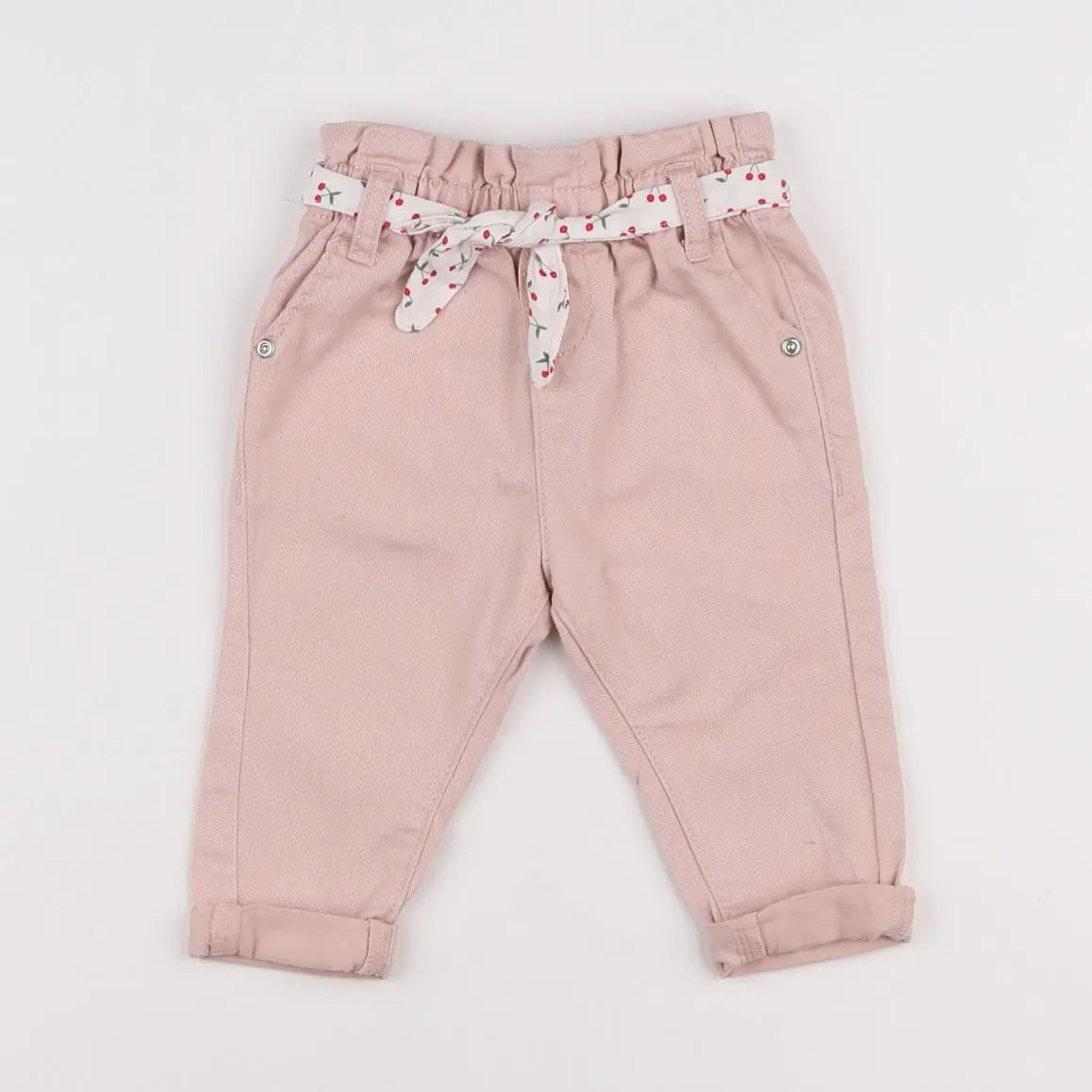 Vertbaudet - pantalon rose - 3 mois