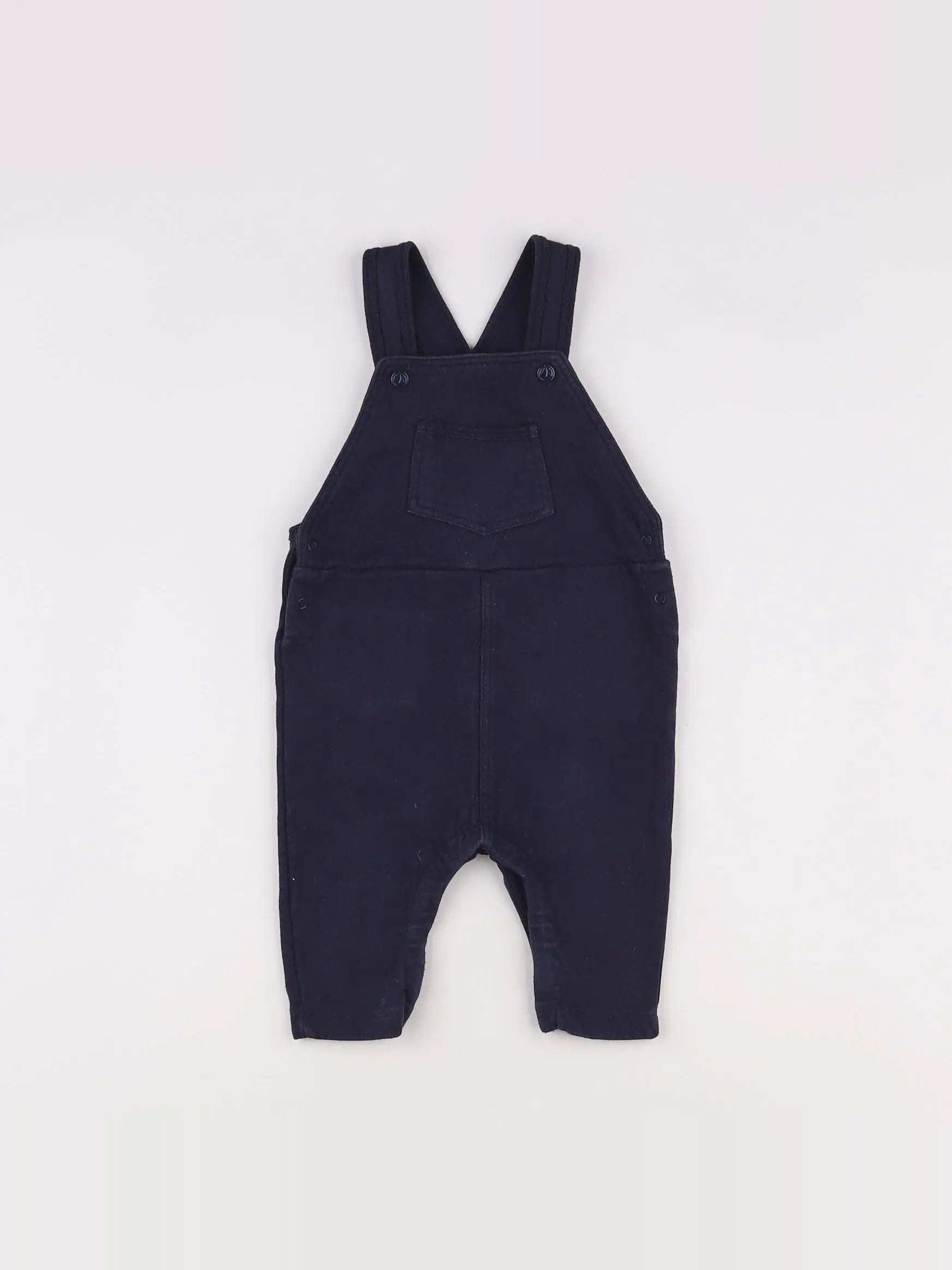 Petit Bateau - salopette bleu - 12 mois