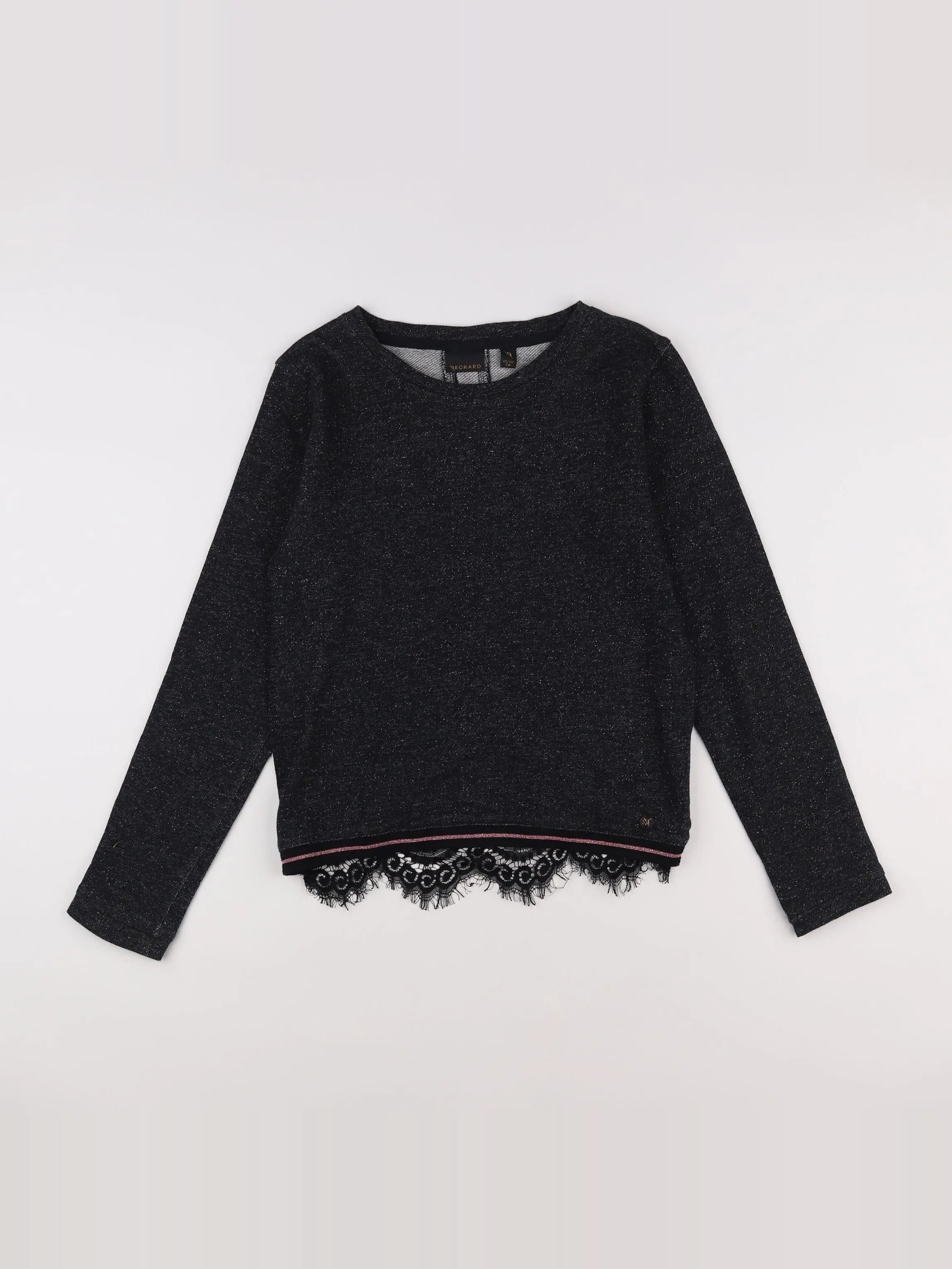 Beckaro - sweat noir - 12 ans