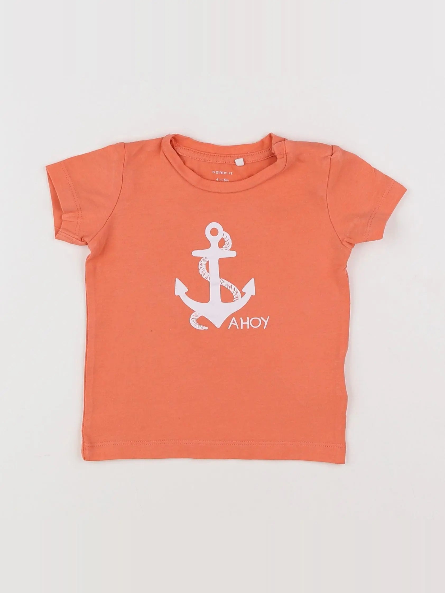 Name it - tee-shirt orange - 3/6 mois