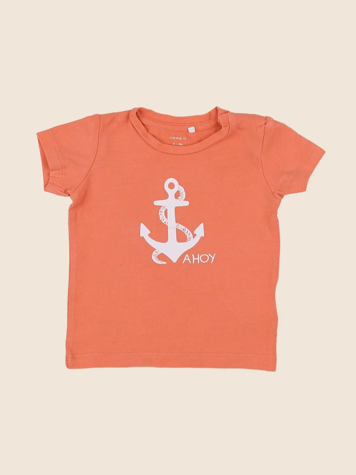 Name it - tee-shirt orange - 3/6 mois