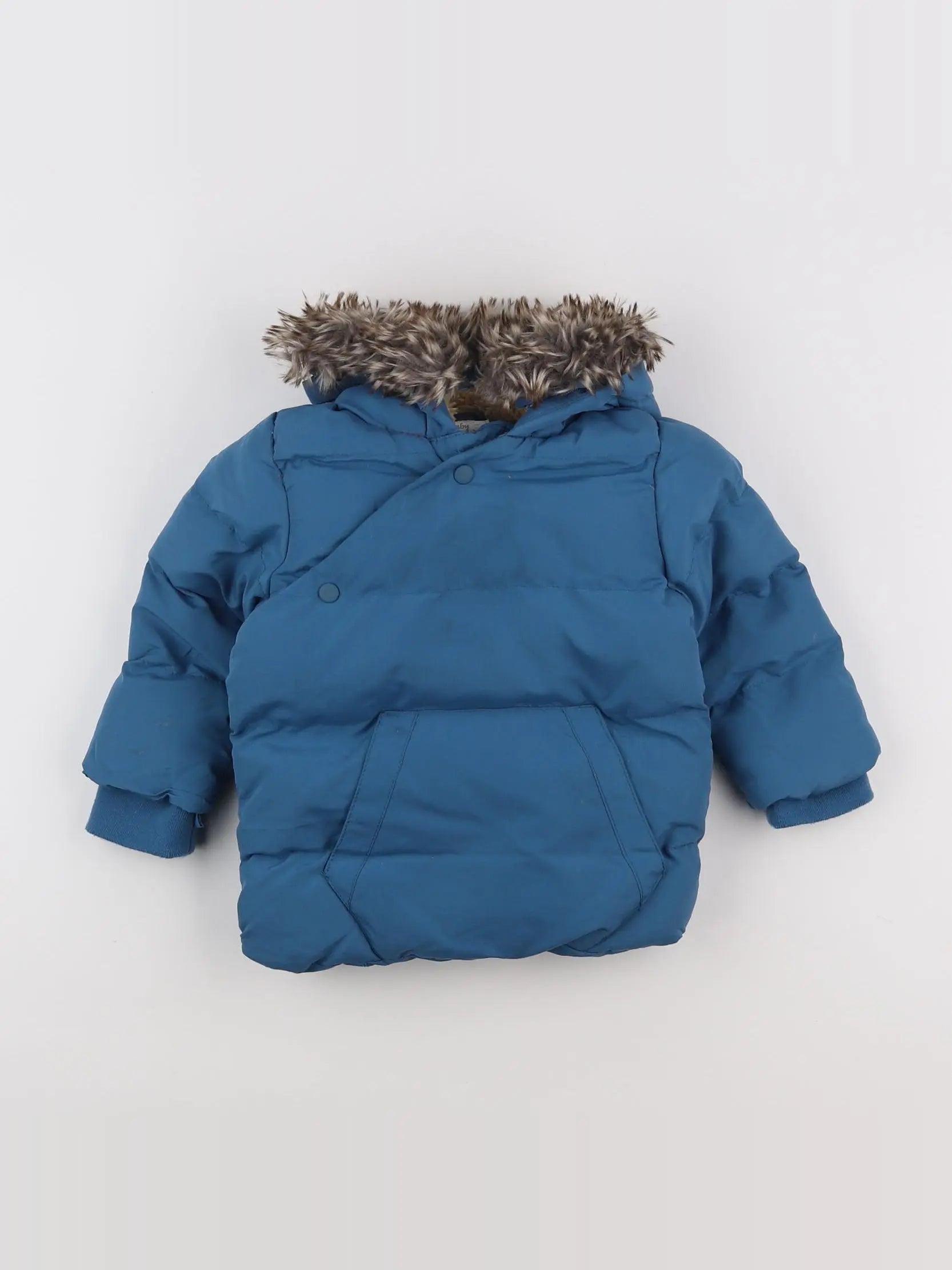 Vertbaudet - doudoune bleu - 18 mois