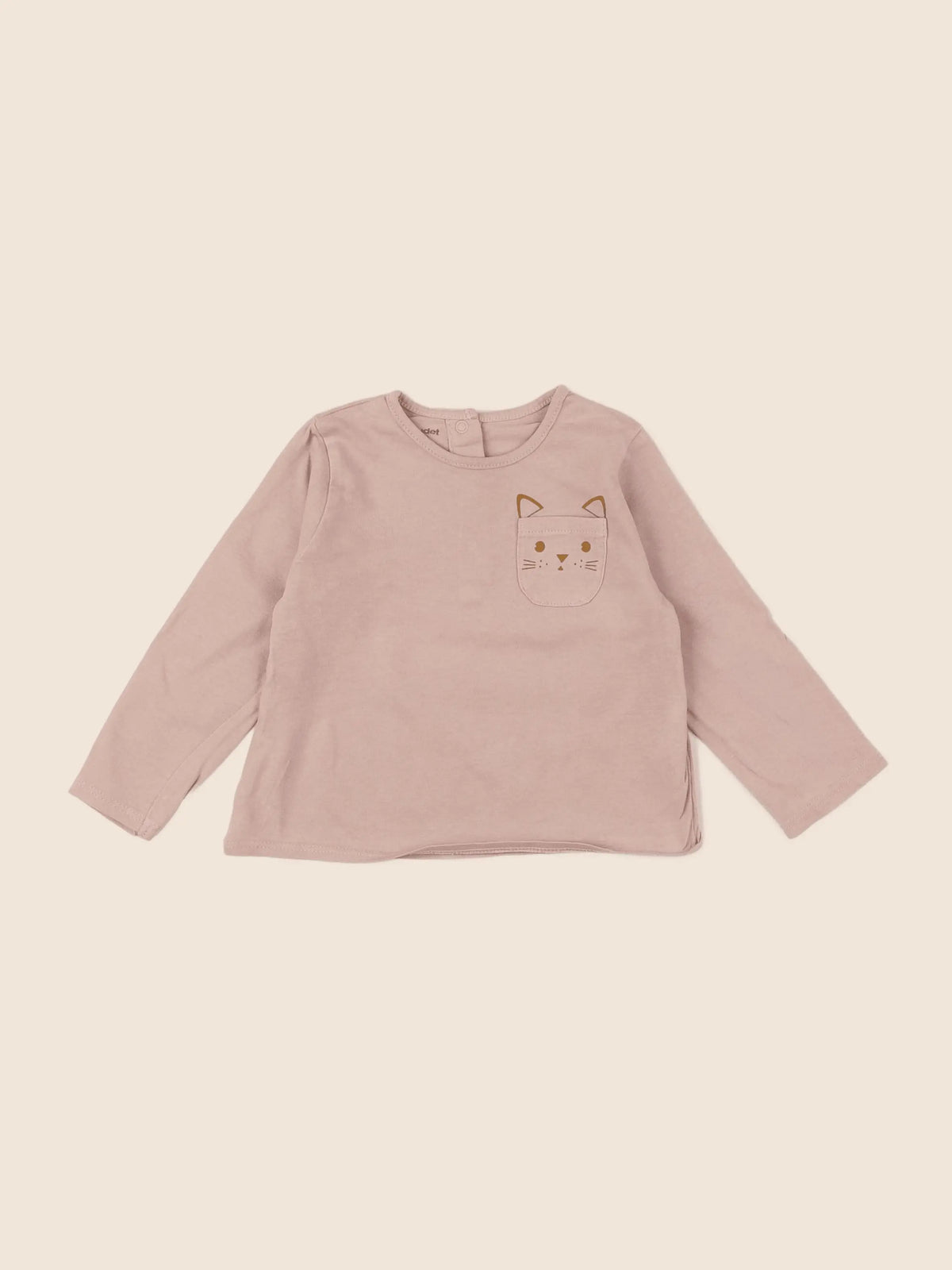 Vertbaudet - tee-shirt rose - 12 mois