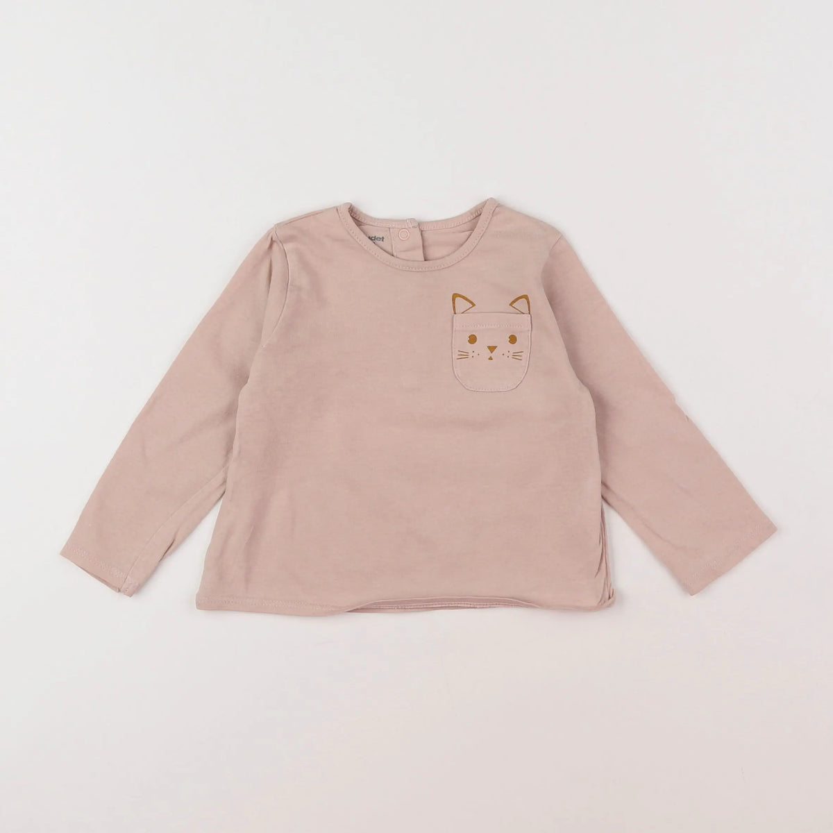 Vertbaudet - tee-shirt rose - 12 mois
