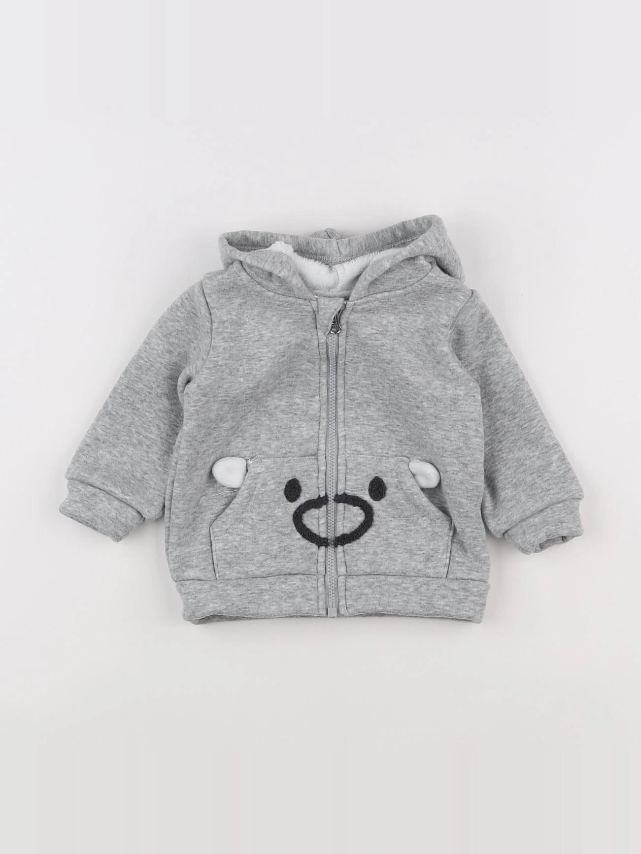 Noukie's - sweat gris - 6 mois
