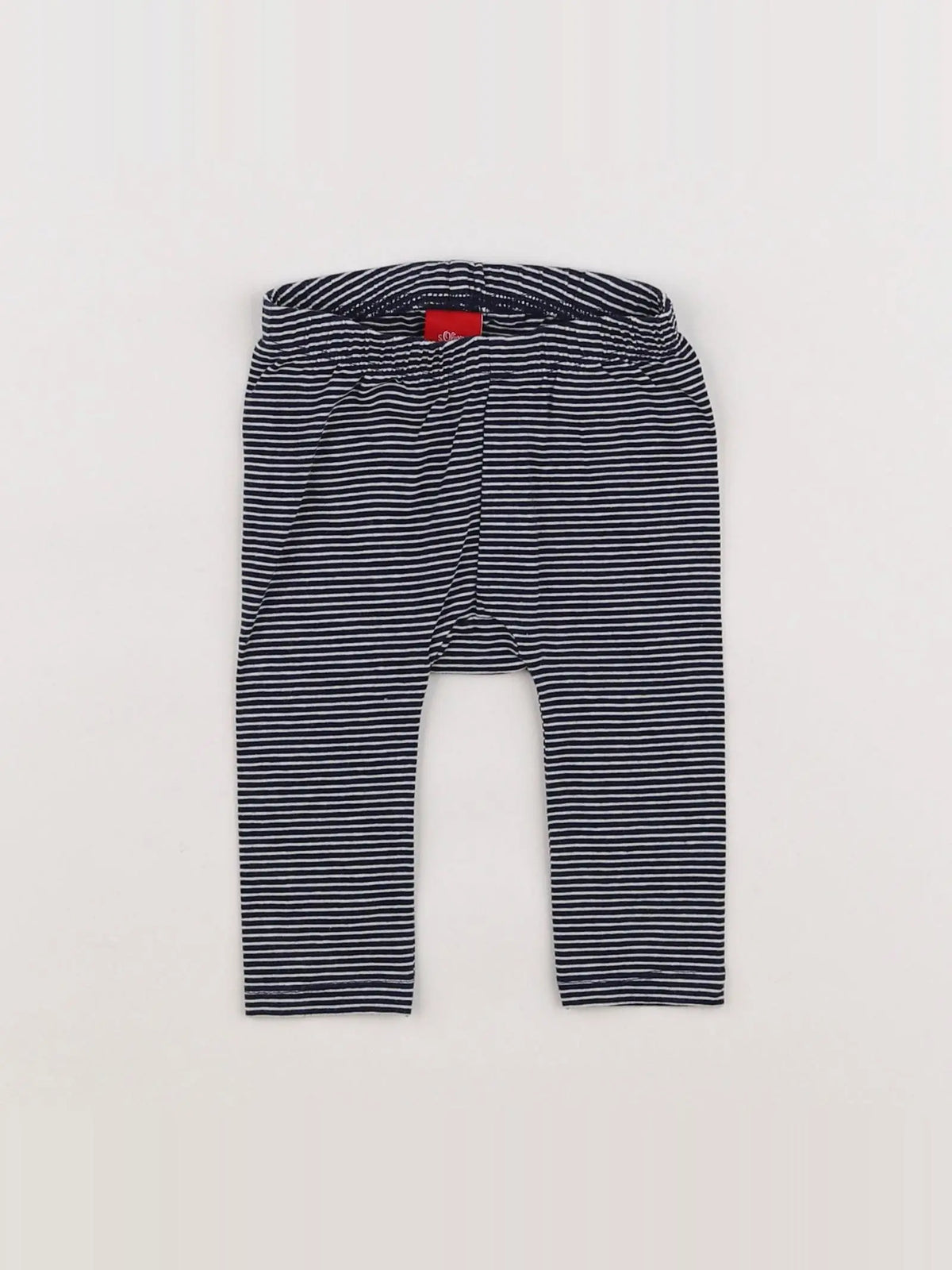 s.Oliver - legging bleu, blanc - 3 mois