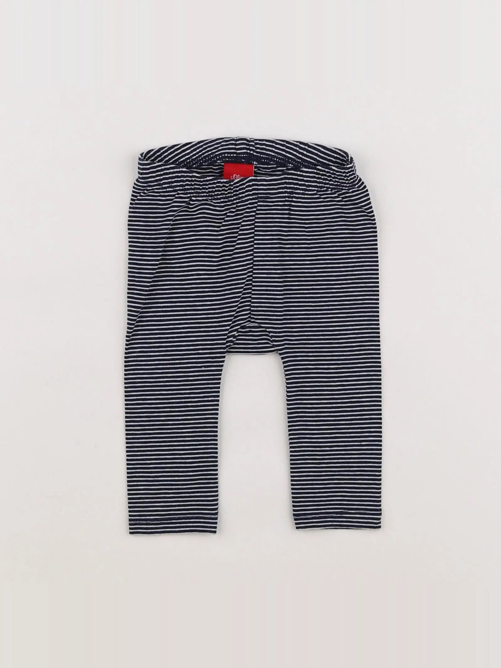 s.Oliver - legging bleu, blanc - 3 mois