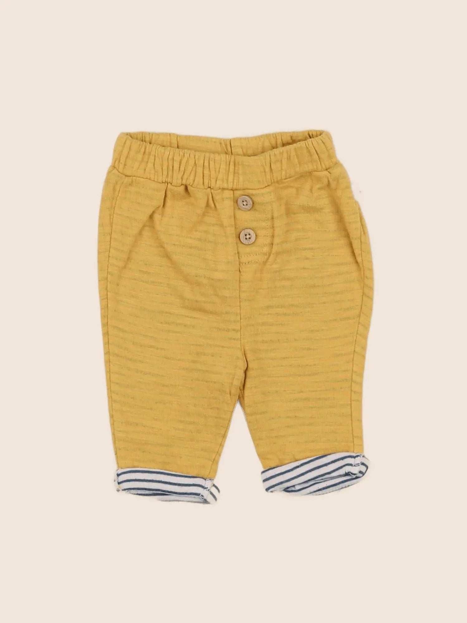 Tape à l'oeil - pantalon jaune - 3 mois