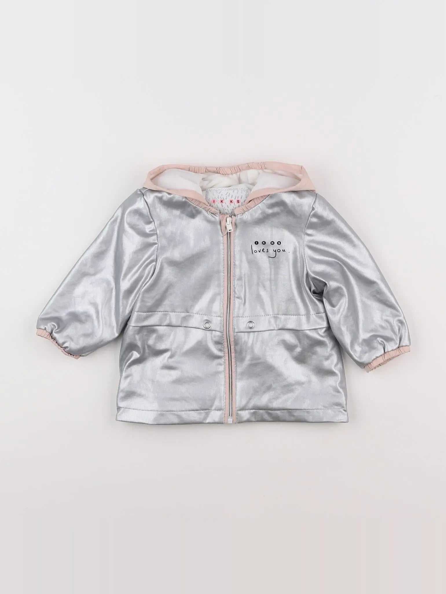 IKKS - veste argent, gris - 12 mois