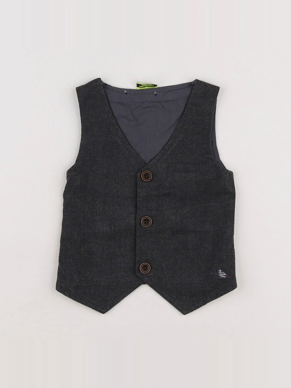 Tape à l'oeil - gilet gris - 9 mois