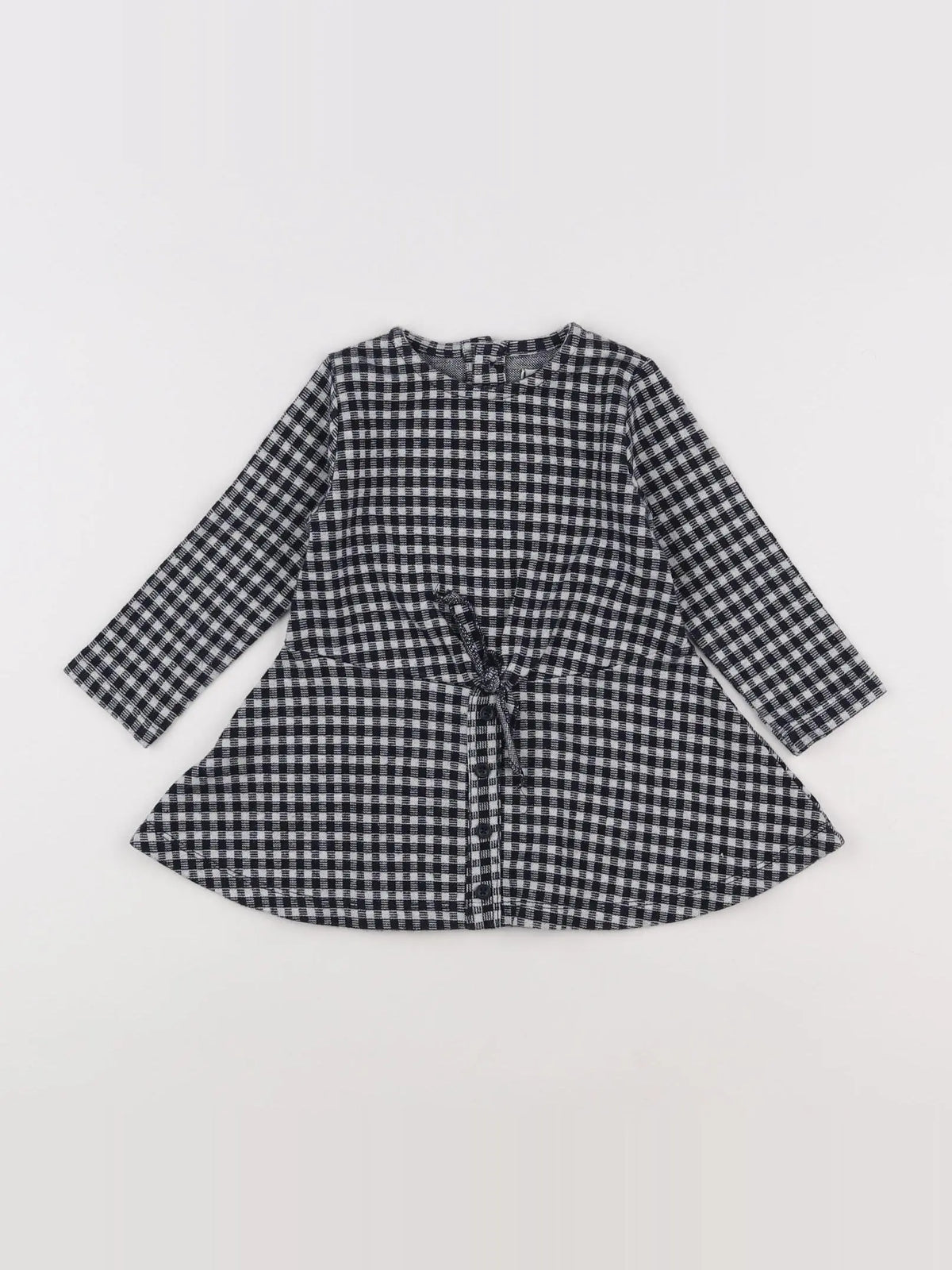 Mango - robe bleu - 9/12 mois