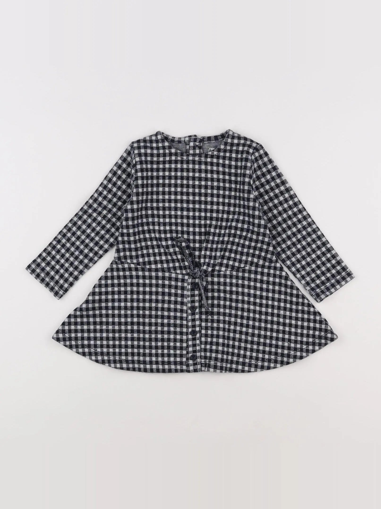 Mango - robe bleu - 9/12 mois