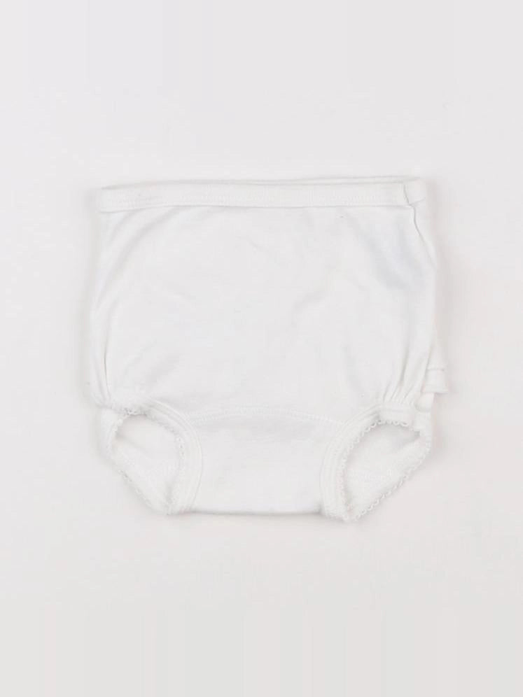 Petit Bateau - bloomer blanc - 3 mois