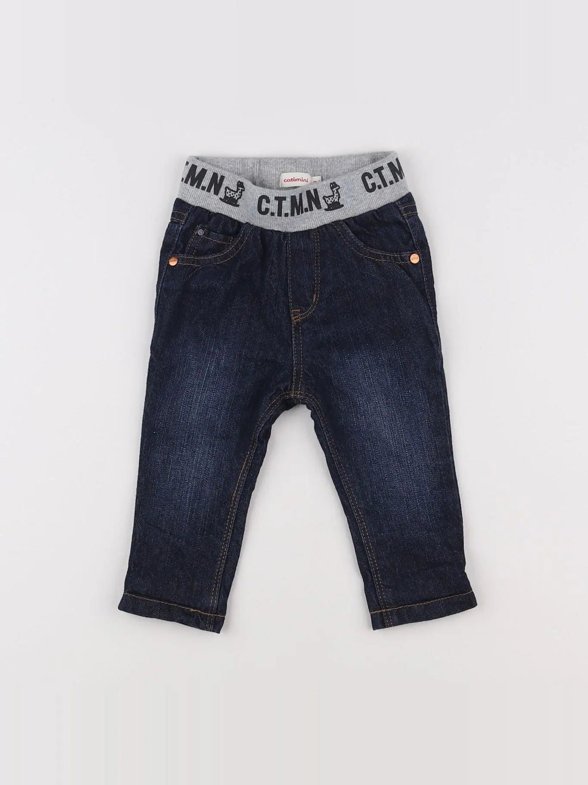 Catimini - jean bleu - 9 mois