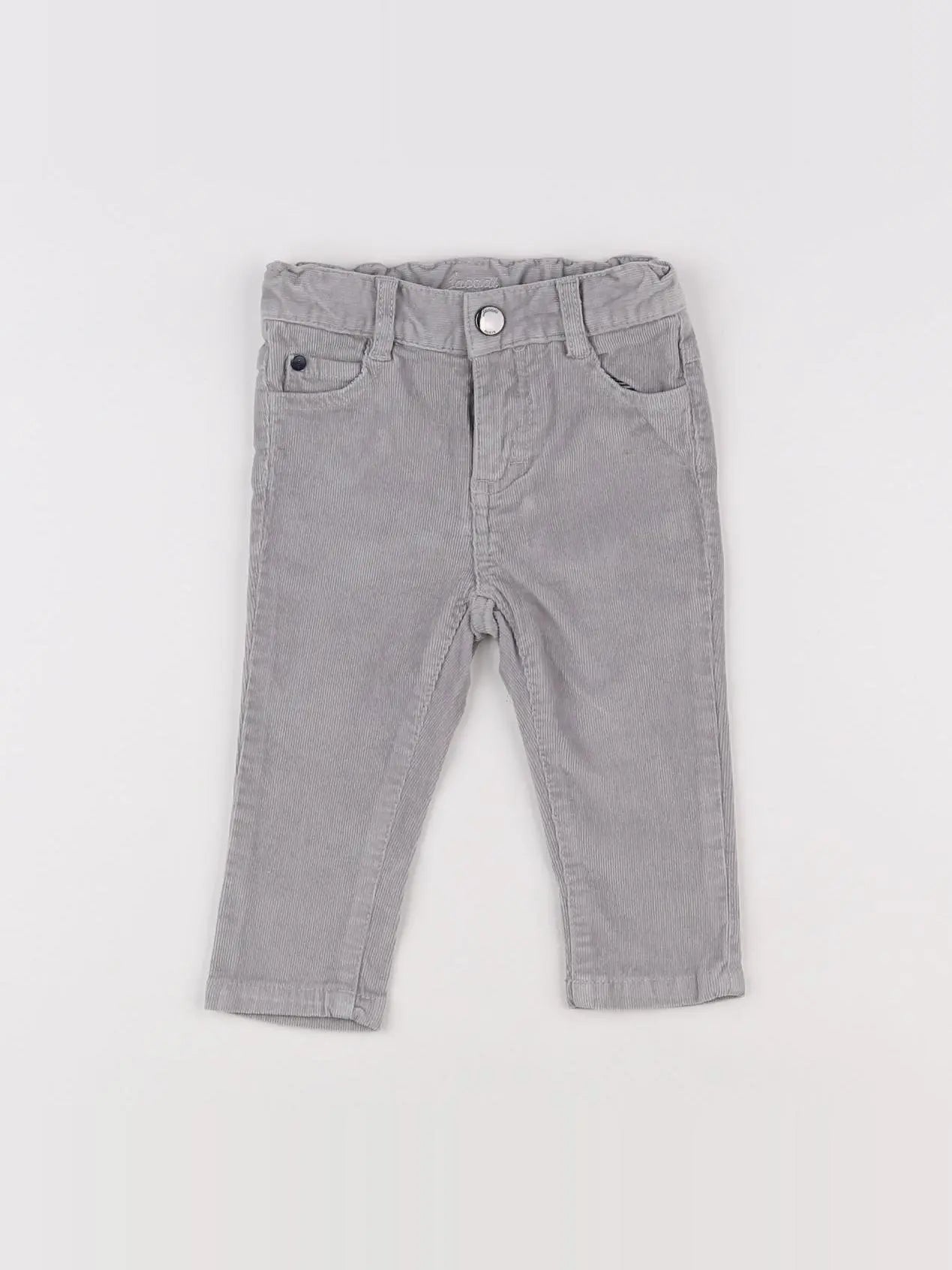 Jacadi - pantalon gris - 12 mois