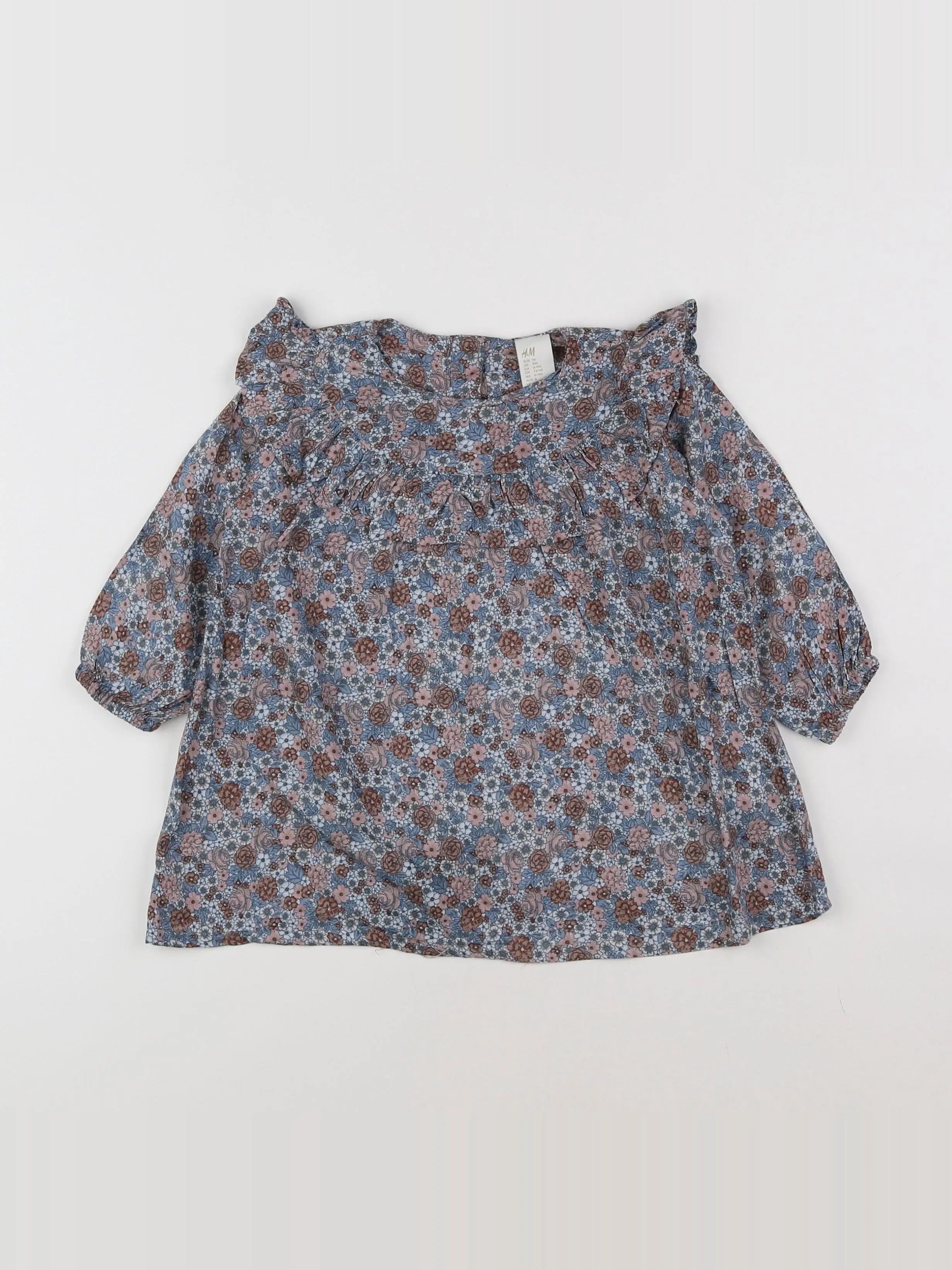 H&M - robe multicolore - 6/9 mois