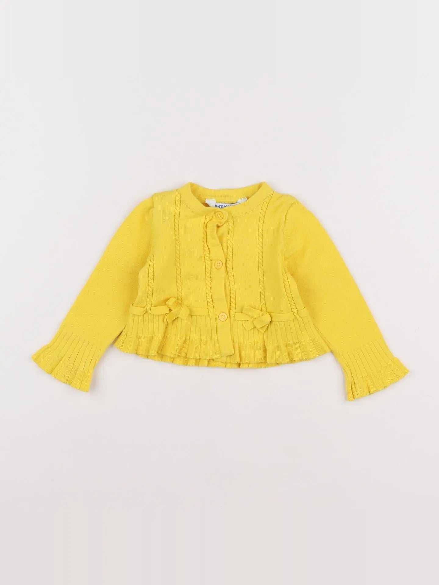 Mayoral - gilet jaune - 9 mois