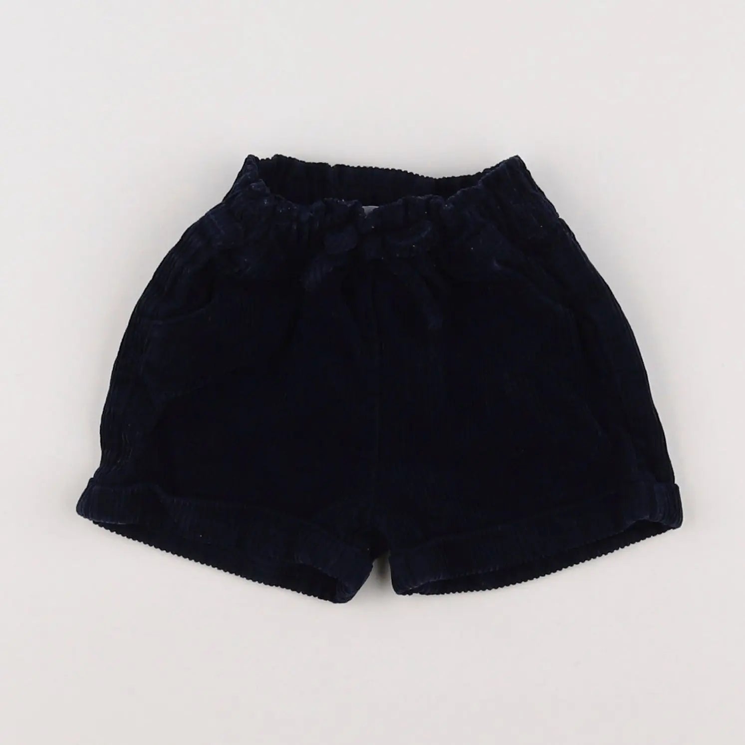 Vertbaudet - short bleu - 12 mois