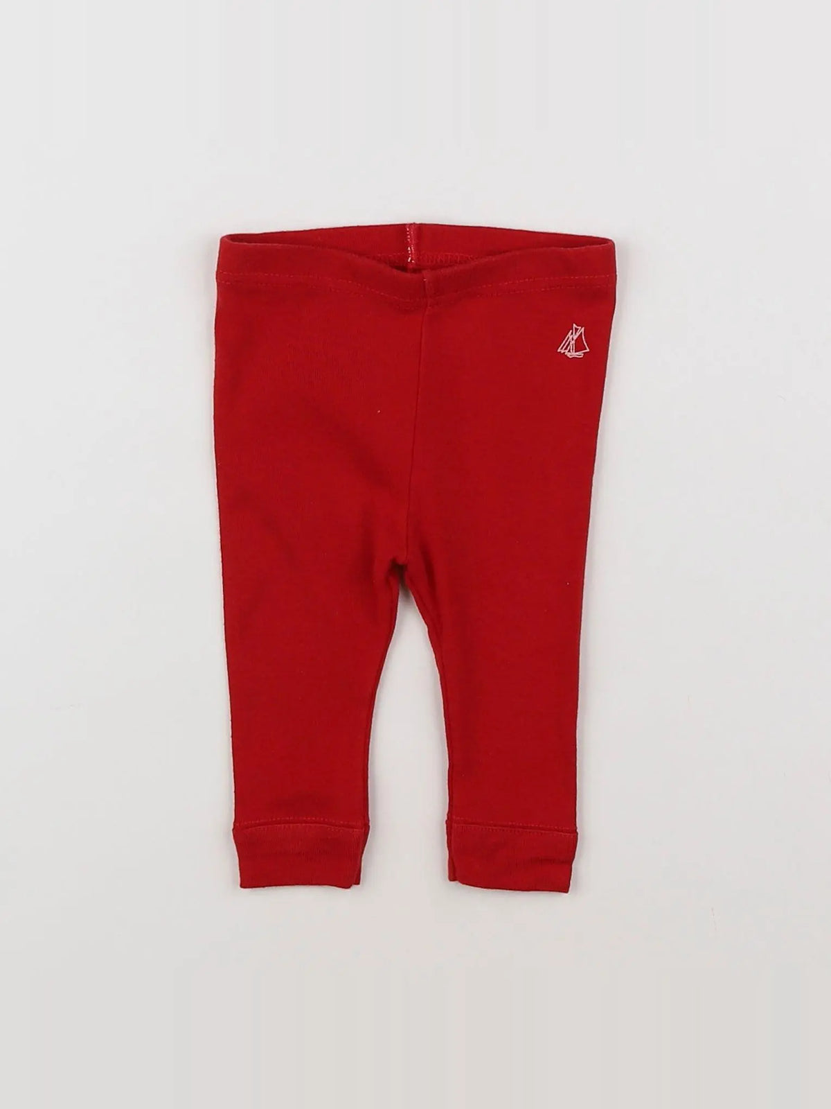 Petit Bateau - legging rouge - 3 mois