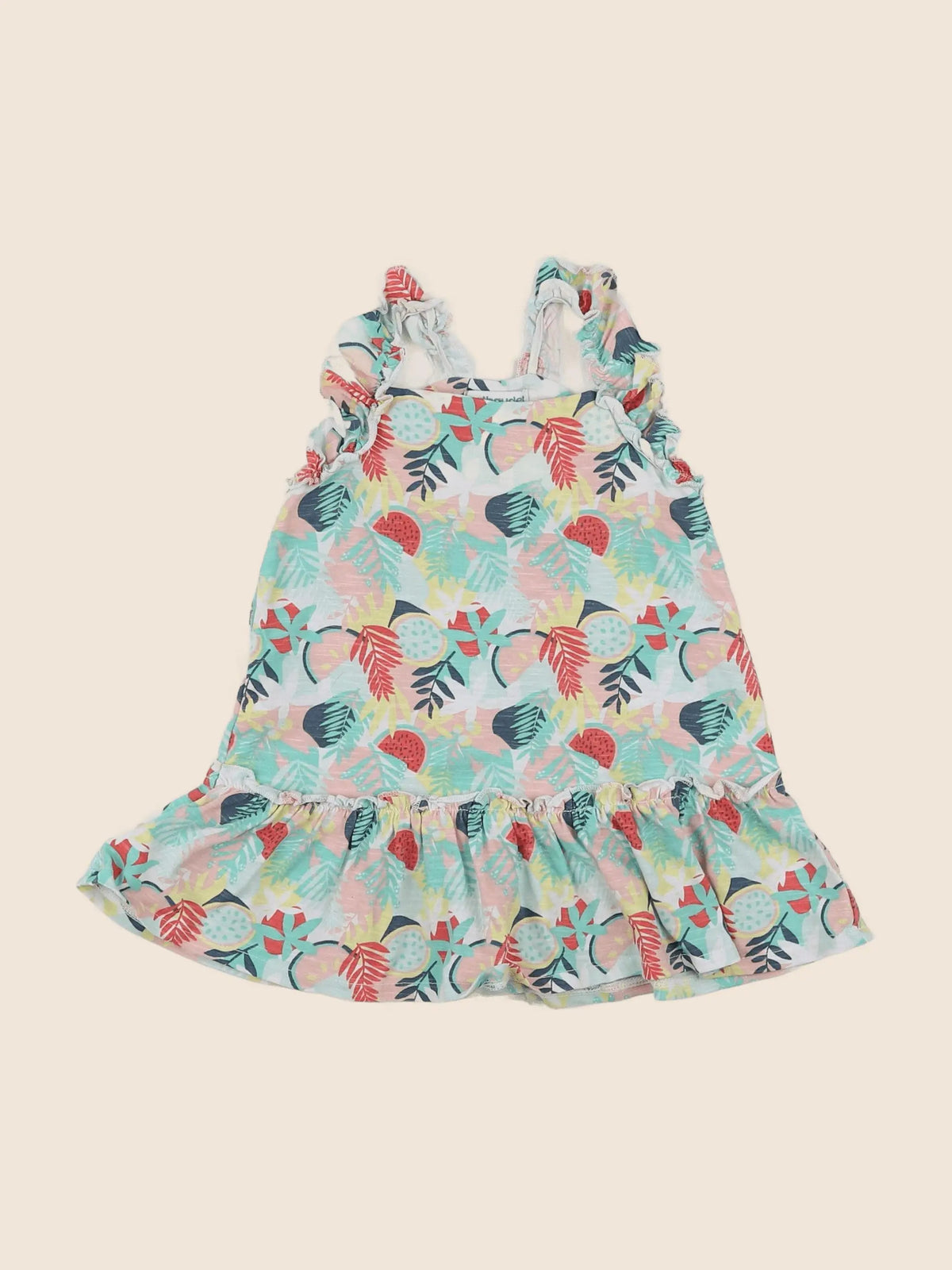 Vertbaudet - robe multicolore - 12 mois