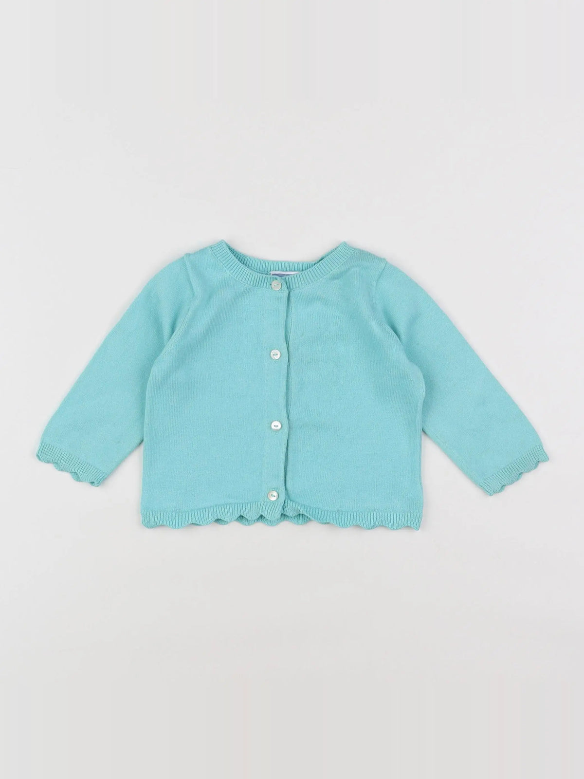 Jacadi - gilet bleu - 6 mois