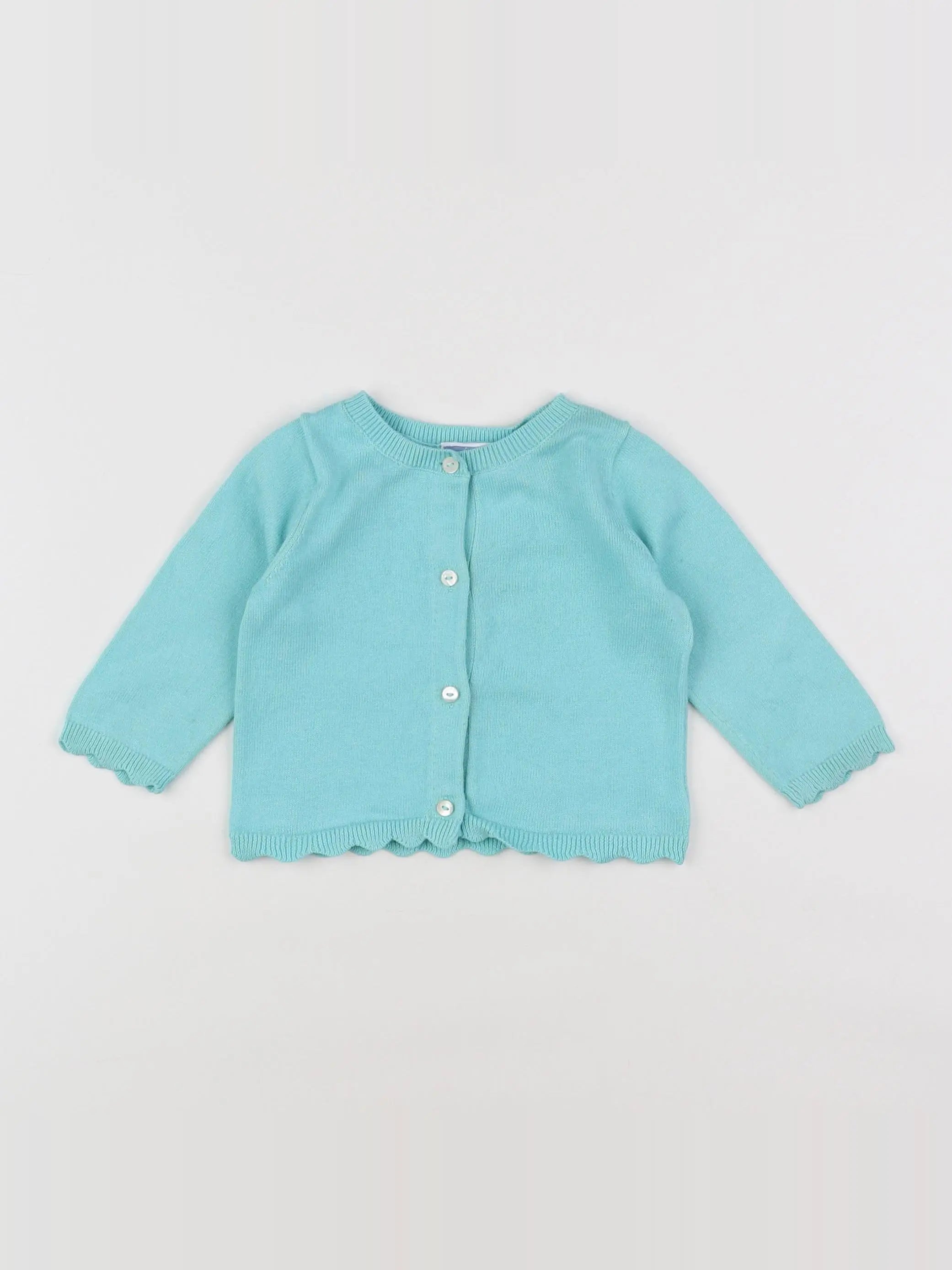 Jacadi - gilet bleu - 6 mois