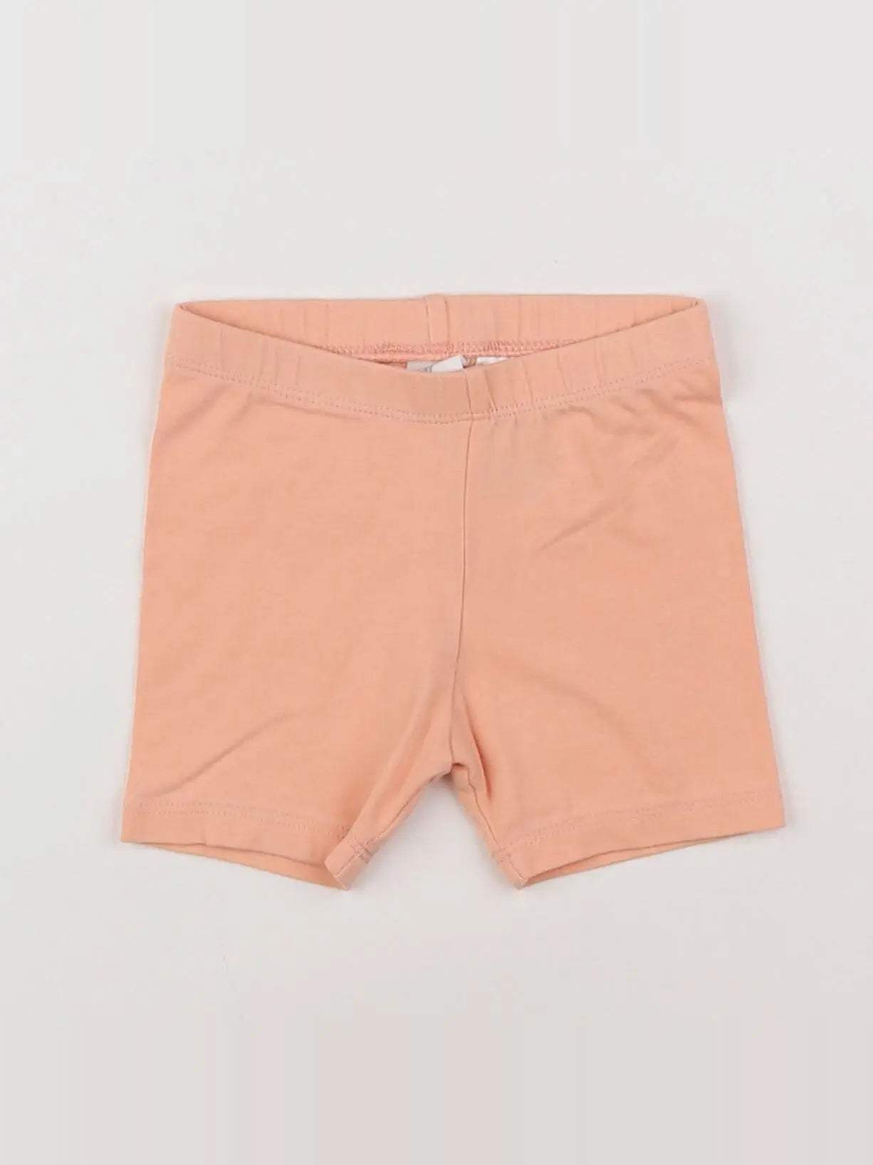 H&M - short orange - 6/9 mois