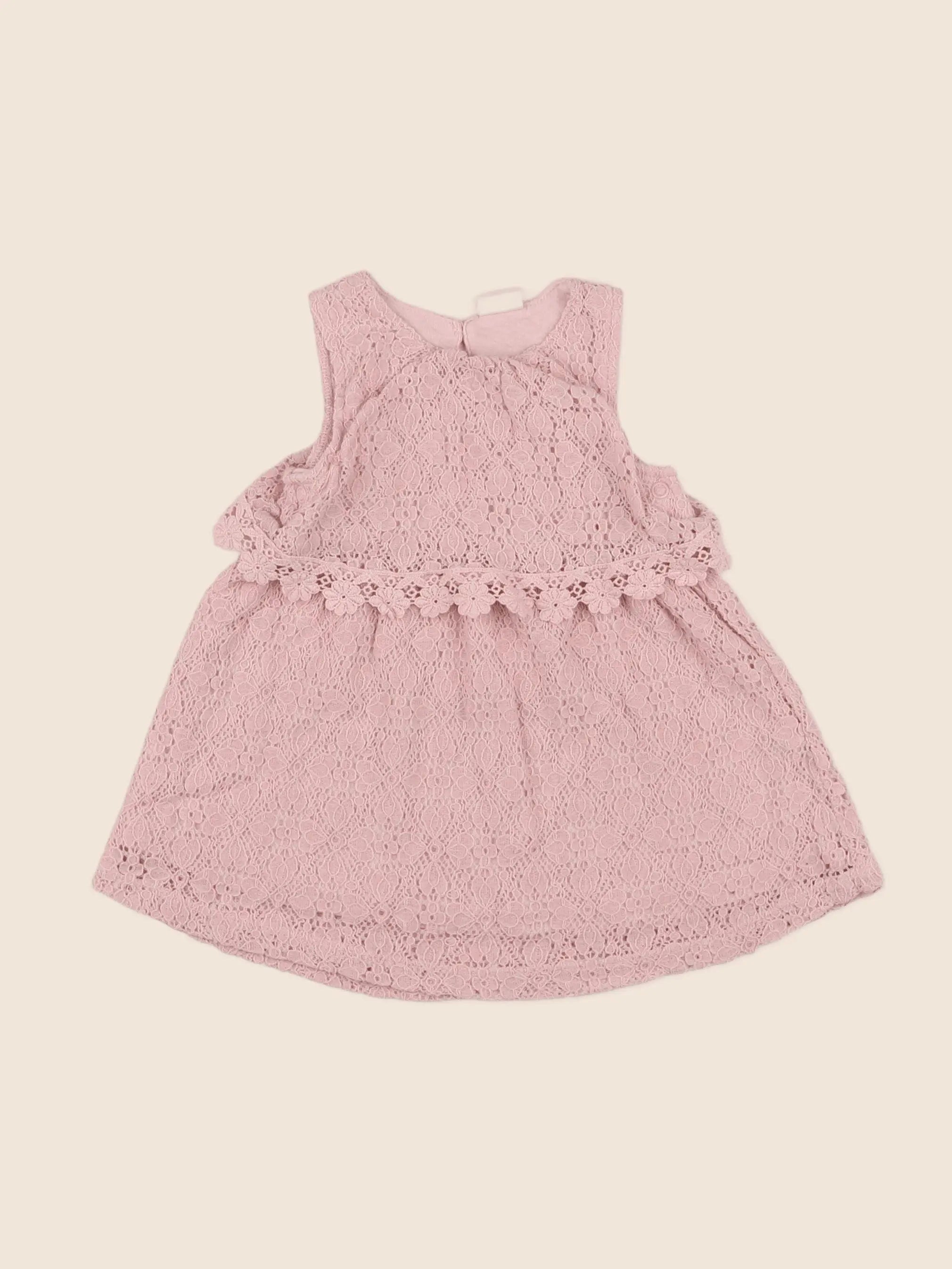 H&M - robe rose - 3/6 mois