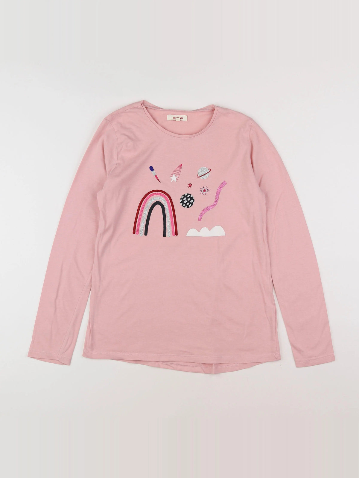 Catimini - tee-shirt rose - 12 mois