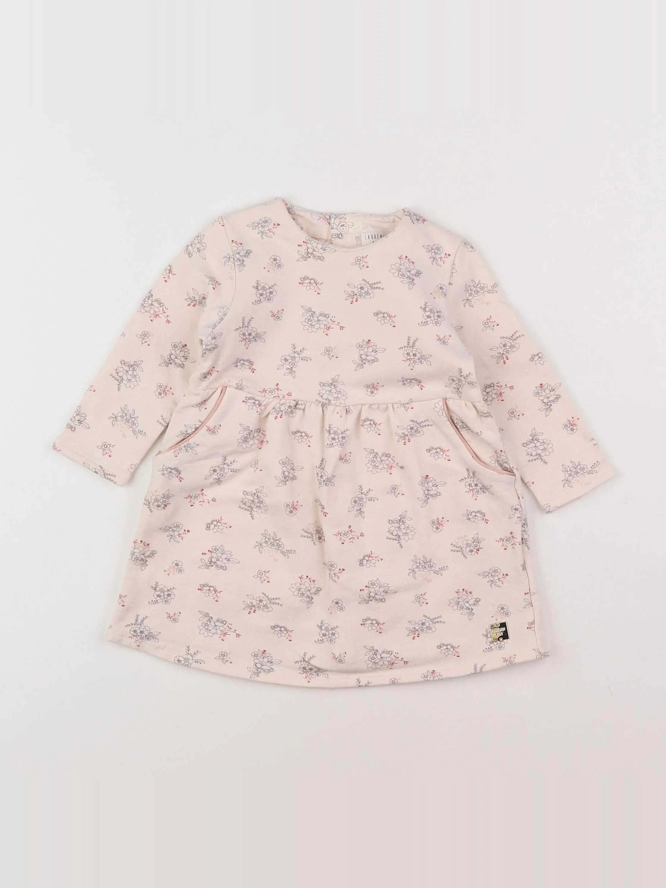 Carrément Beau - robe rose - 12 mois