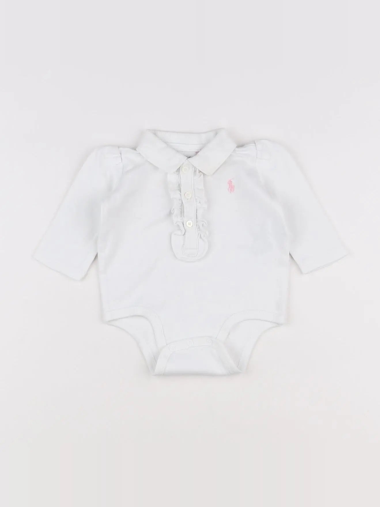 Ralph Lauren - body tee-shirt blanc - 3 mois