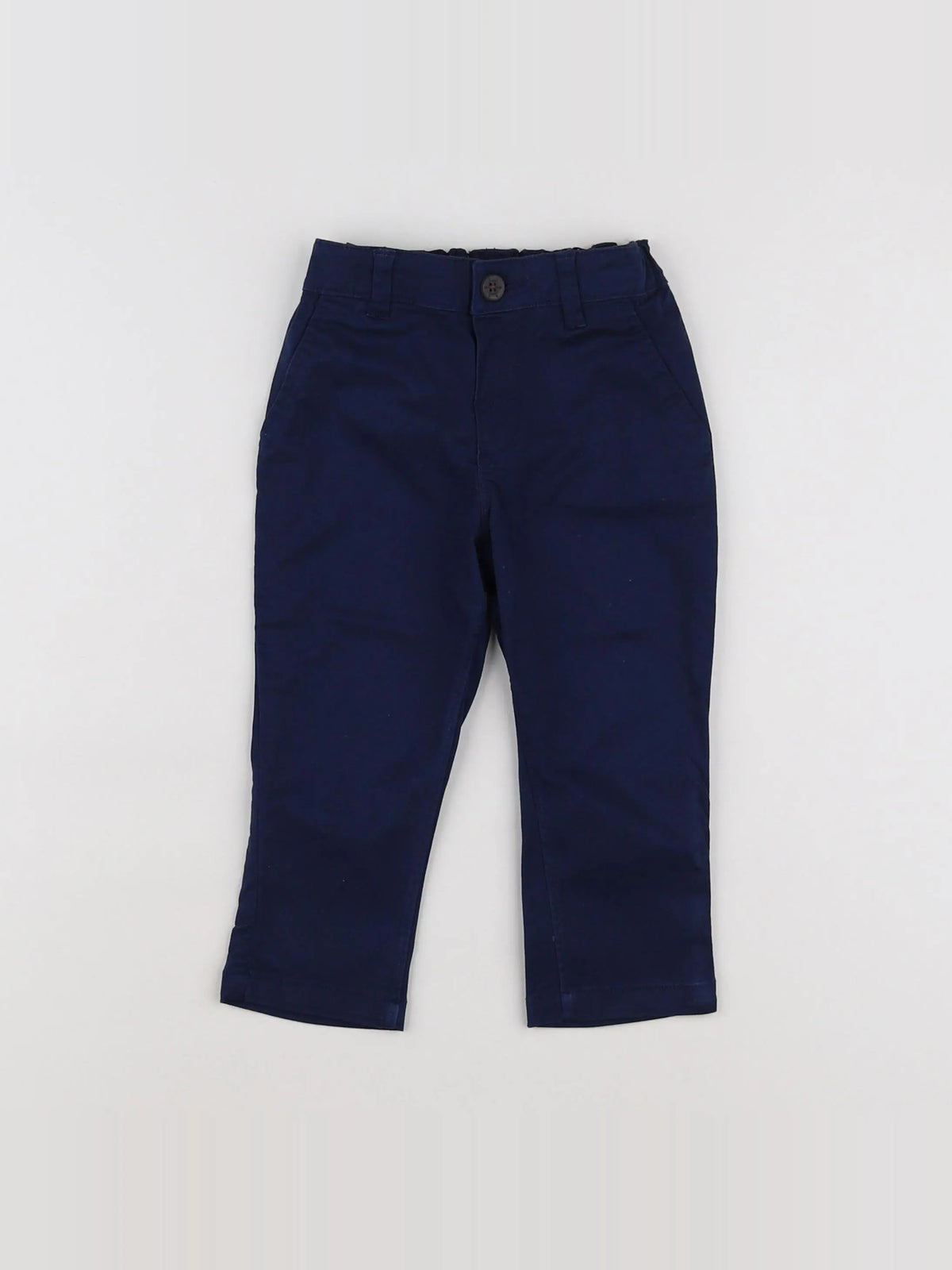 H&M - pantalon bleu - 9/12 mois