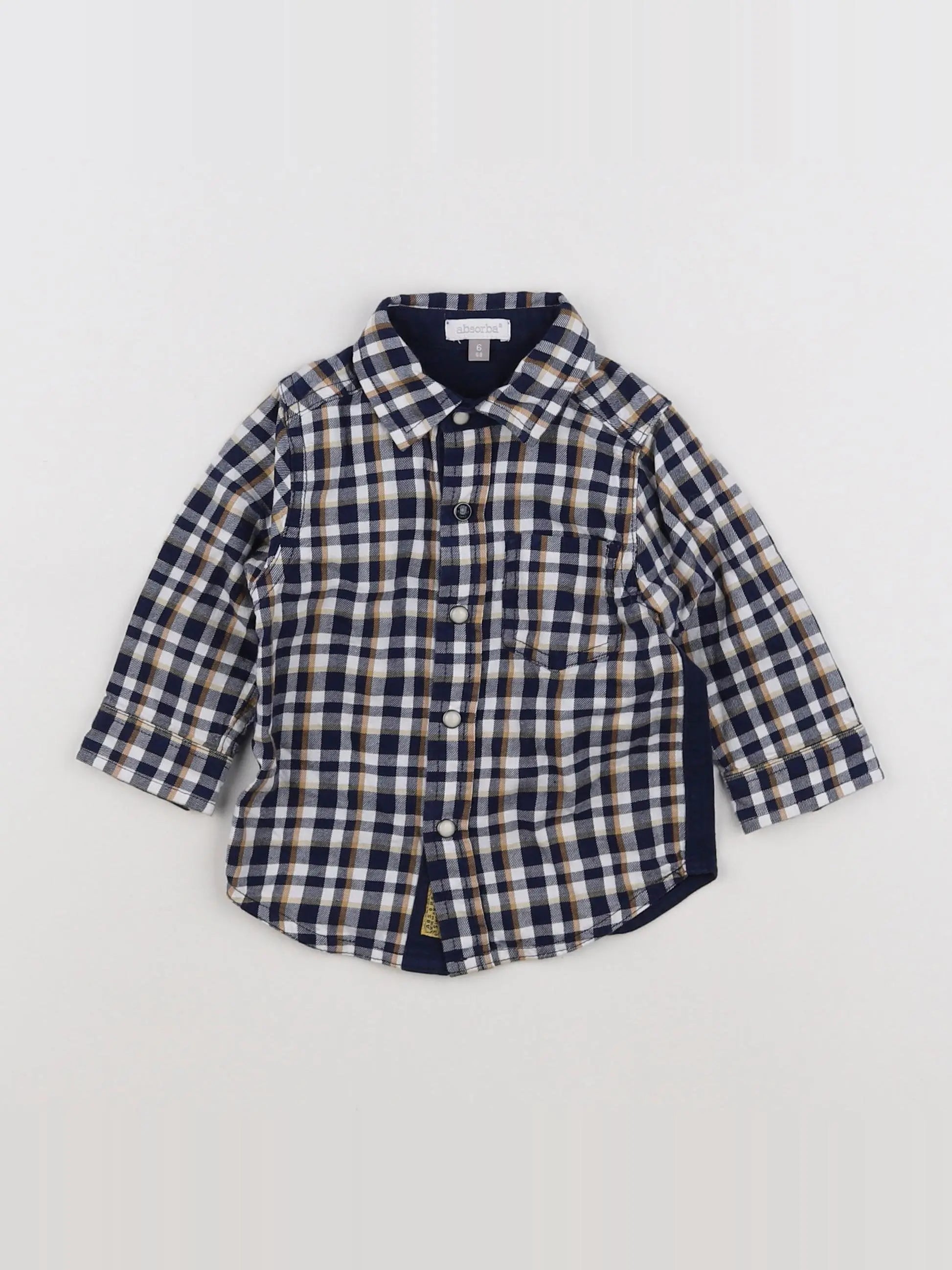 Absorba - chemise imprimé au dos multicolore - 6 mois