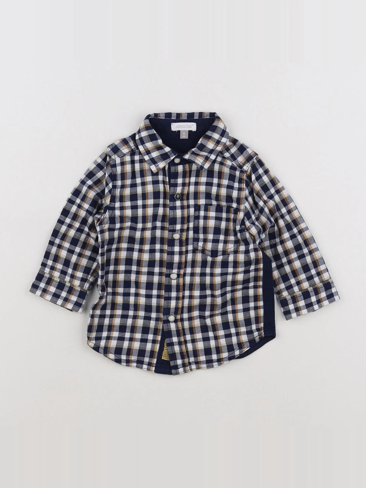 Absorba - chemise imprimé au dos multicolore - 6 mois