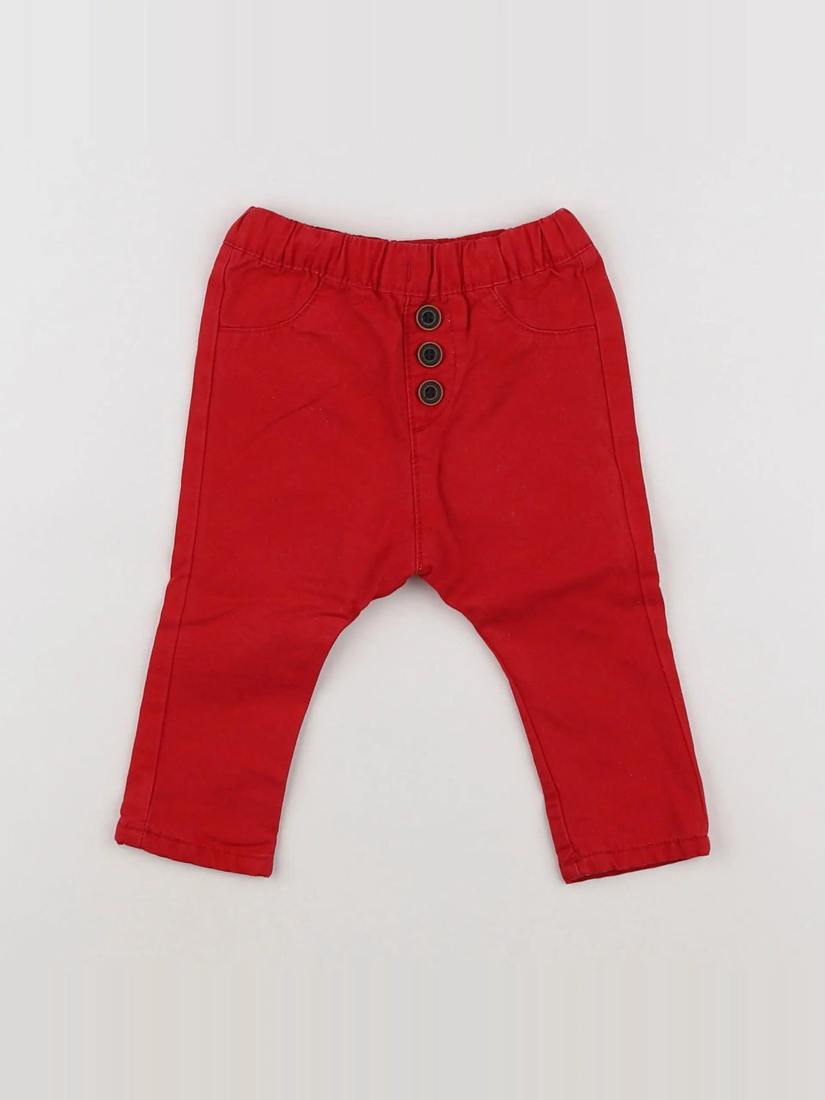 Tape à l'oeil - pantalon rouge - 9 mois