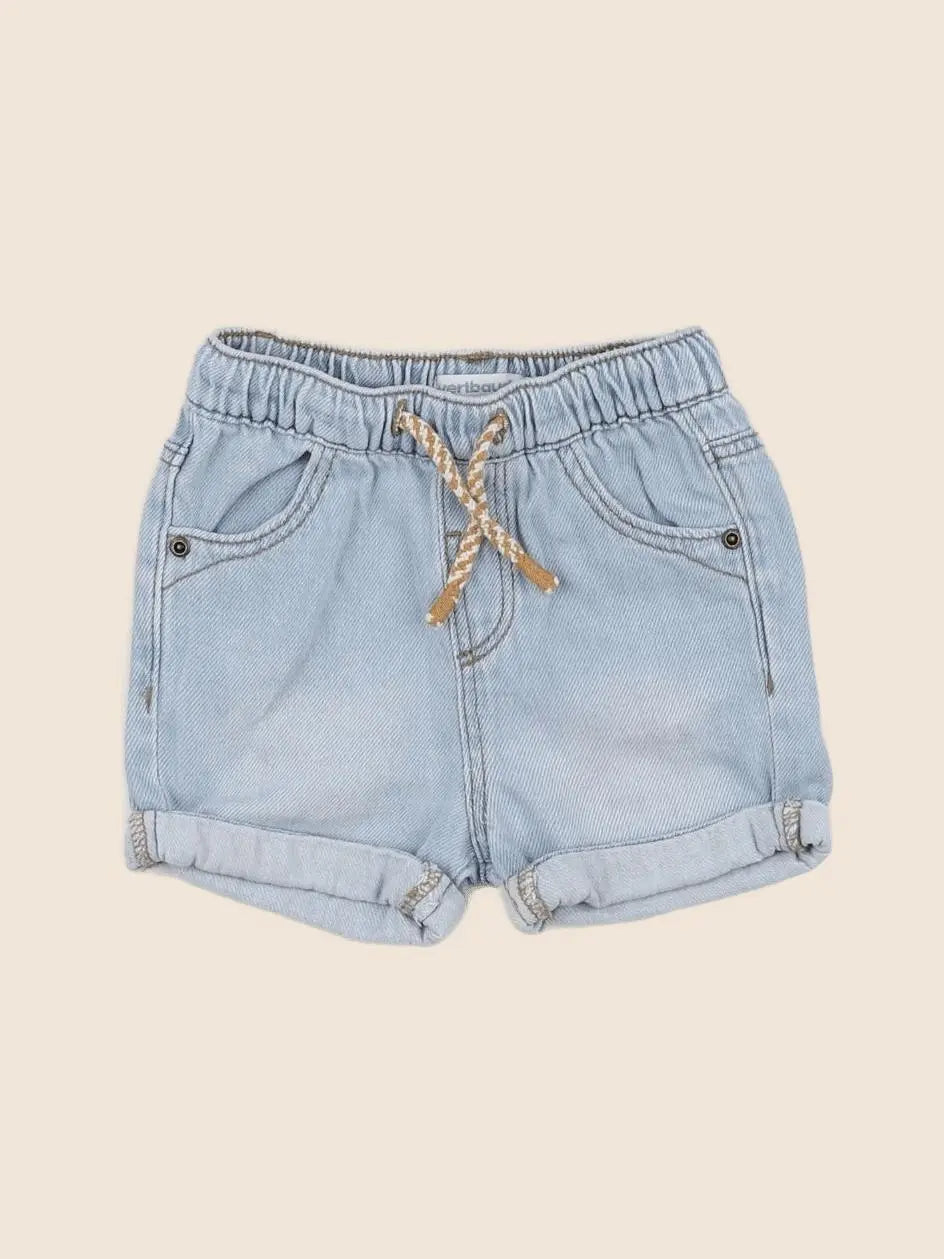 Vertbaudet - short bleu - 12 mois