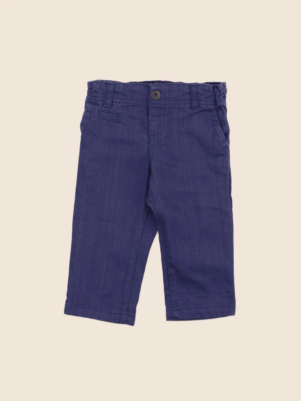 Boutchou - pantalon bleu - 6 mois