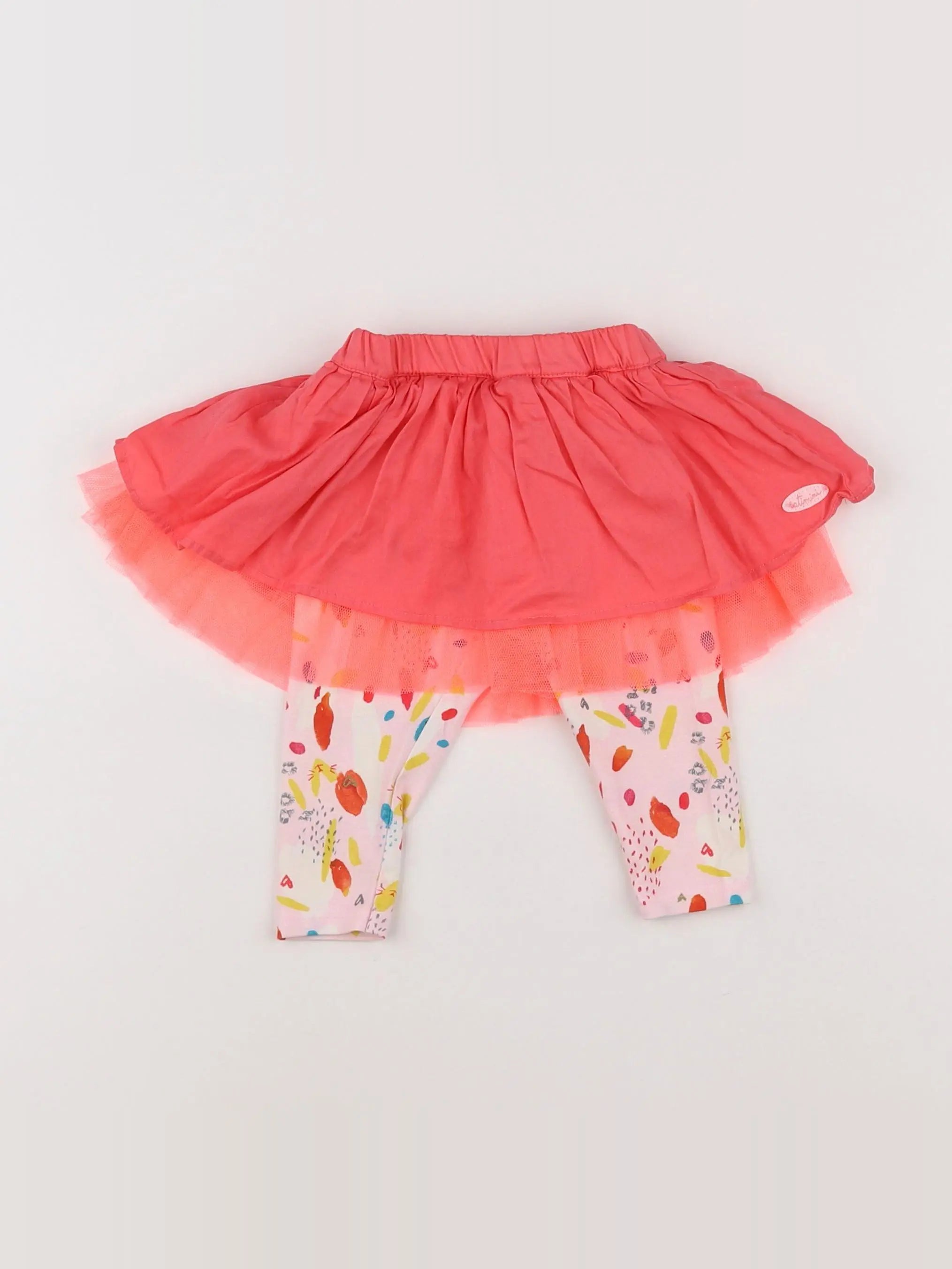 Catimini - legging multicolore - 6 mois