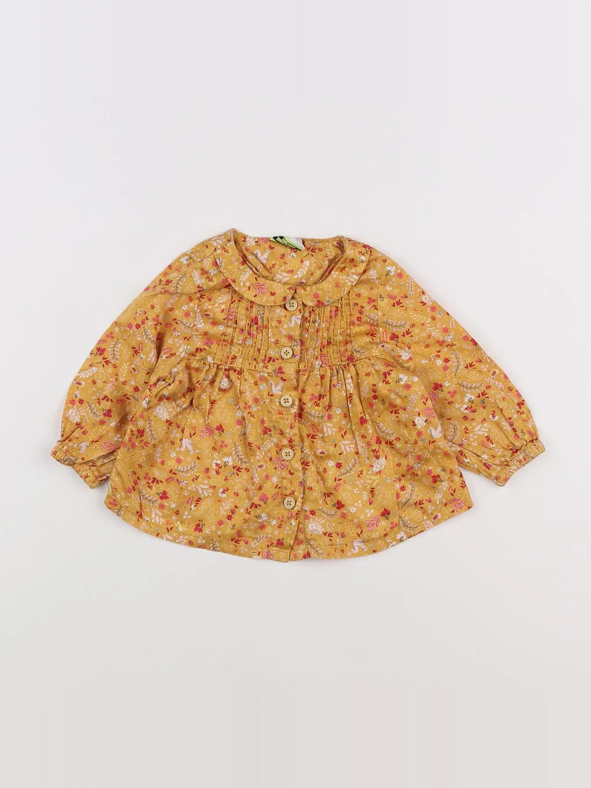 Tape à l'oeil - blouse jaune - 3 mois
